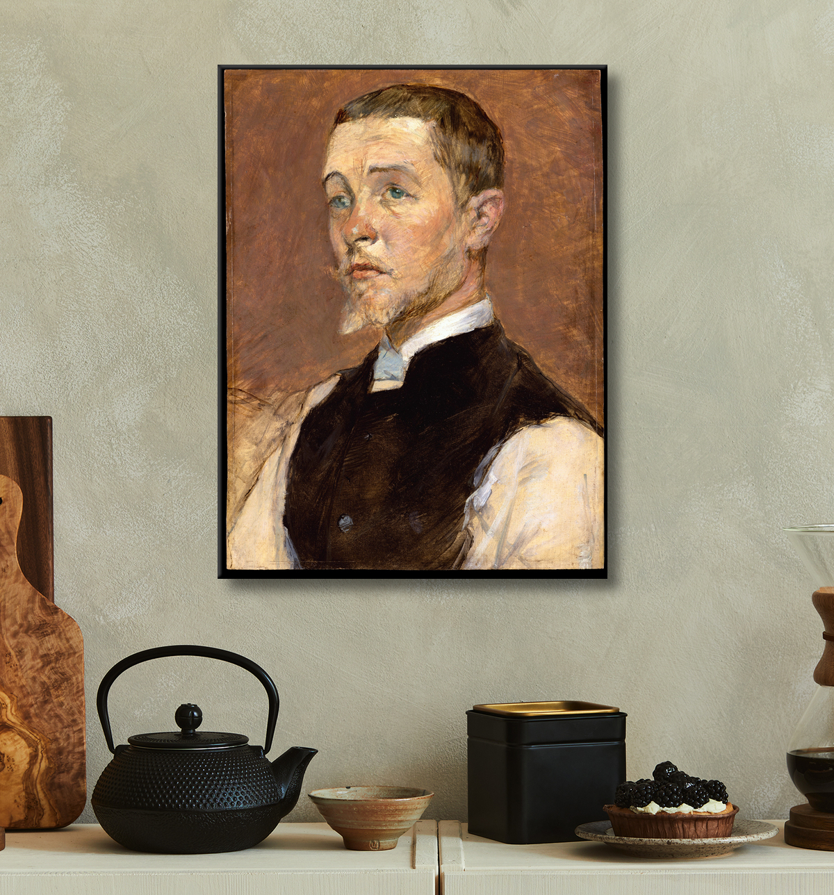 Reproduction Albert (René) Grenier (1858–1925) de Henri de Toulouse-Lautrec avec decor