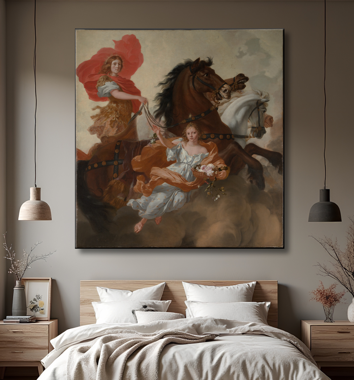 Poster premium haut de gamme en France ou toile fine art imprimée. Apollon et Aurore...