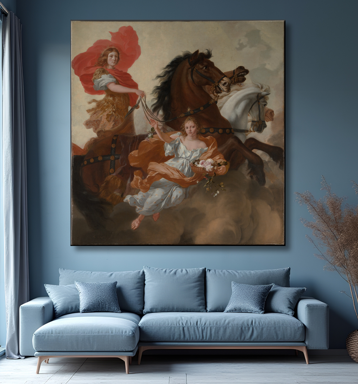 Reproduction Apollon et Aurore de Gerard de Lairesse avec decor