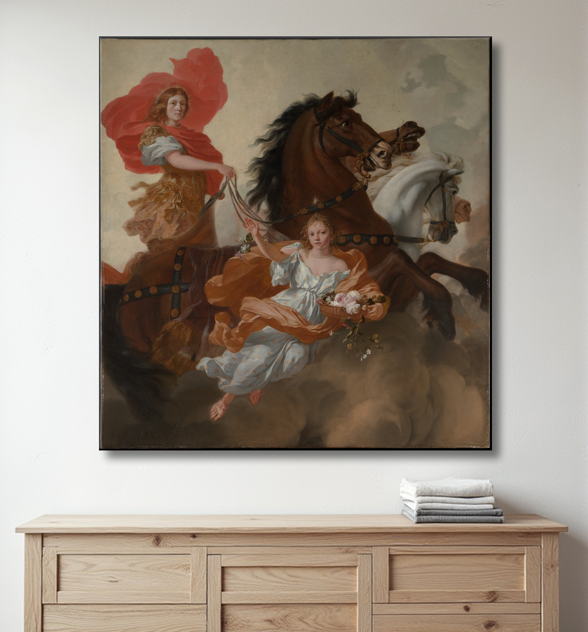 Reproduction Apollon et Aurore de Gerard de Lairesse avec decor