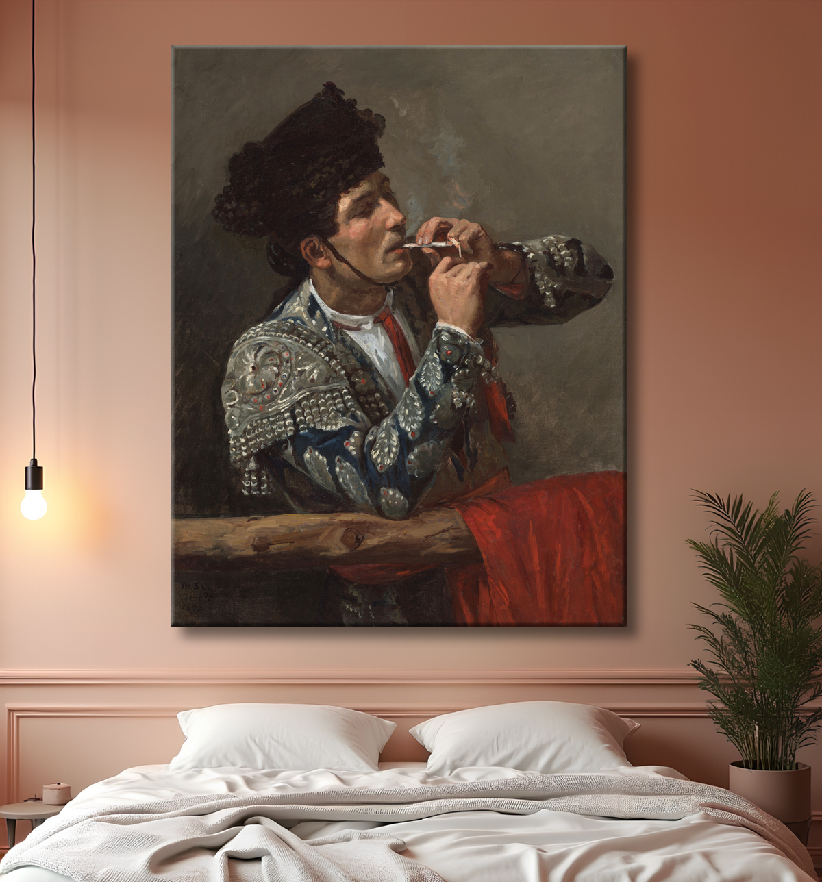 Affiche encadrée ou toile imprimée made in France. Après la corrida...