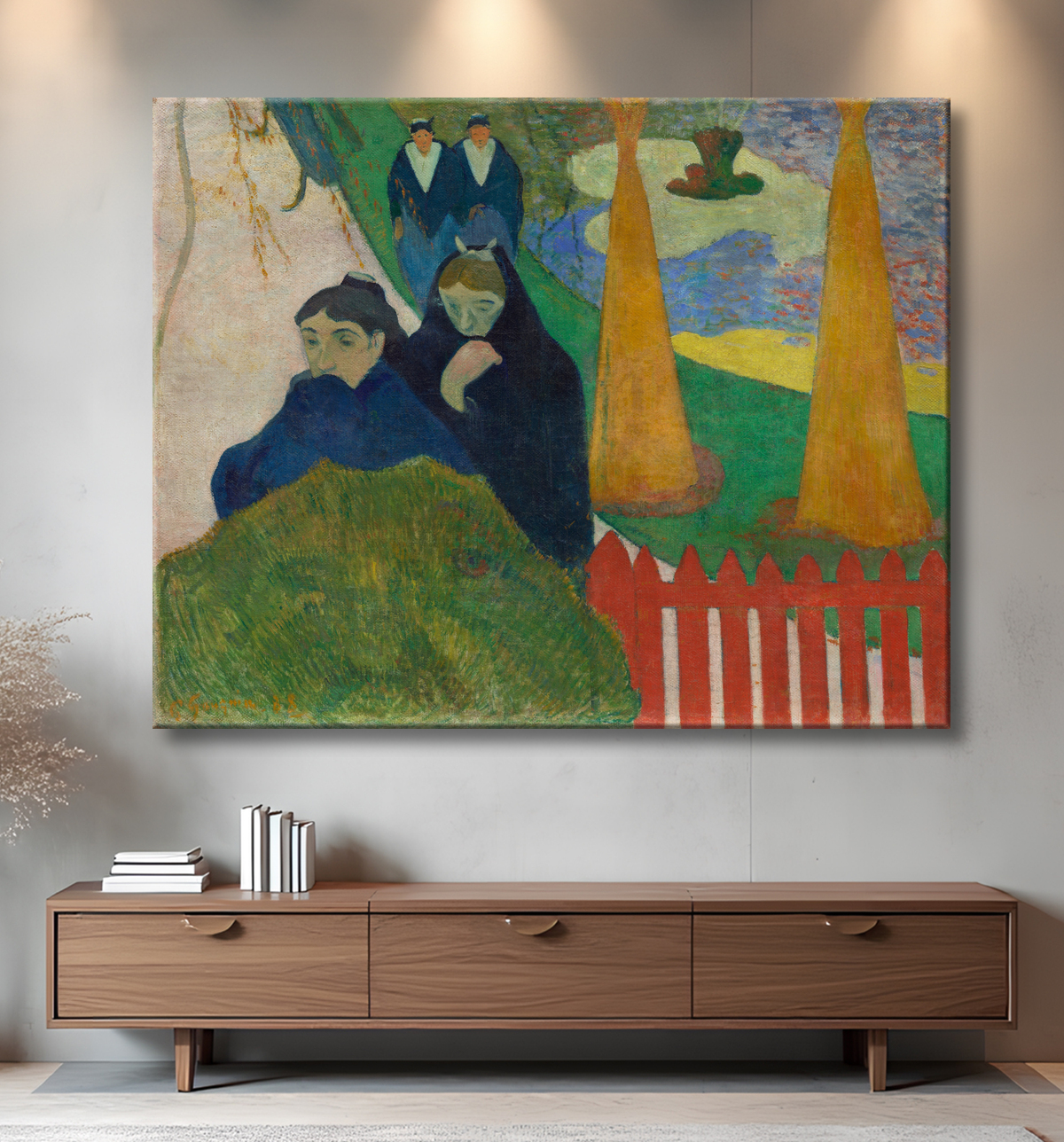 Reproduction Arlésiennes (Mistral) de Paul Gauguin avec decor