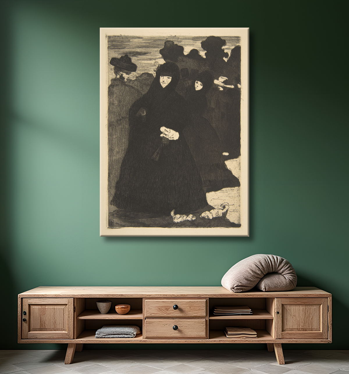 Reproduction Au Prado de Edouard Manet avec decor