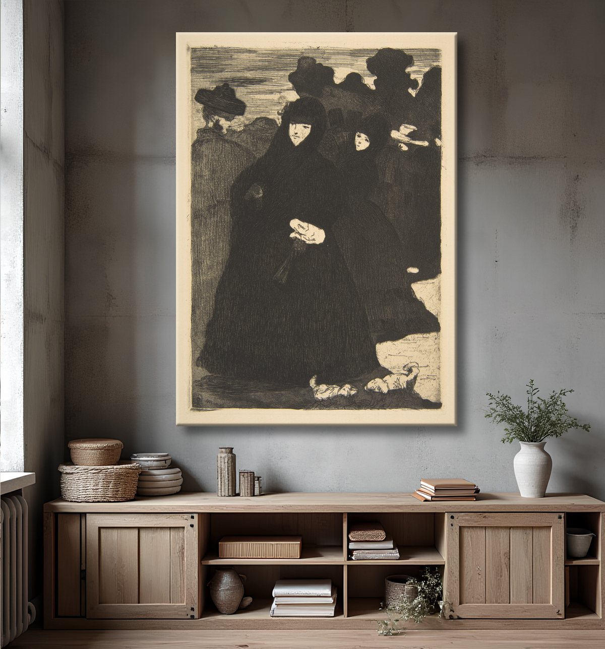 Reproduction Au Prado de Edouard Manet avec decor