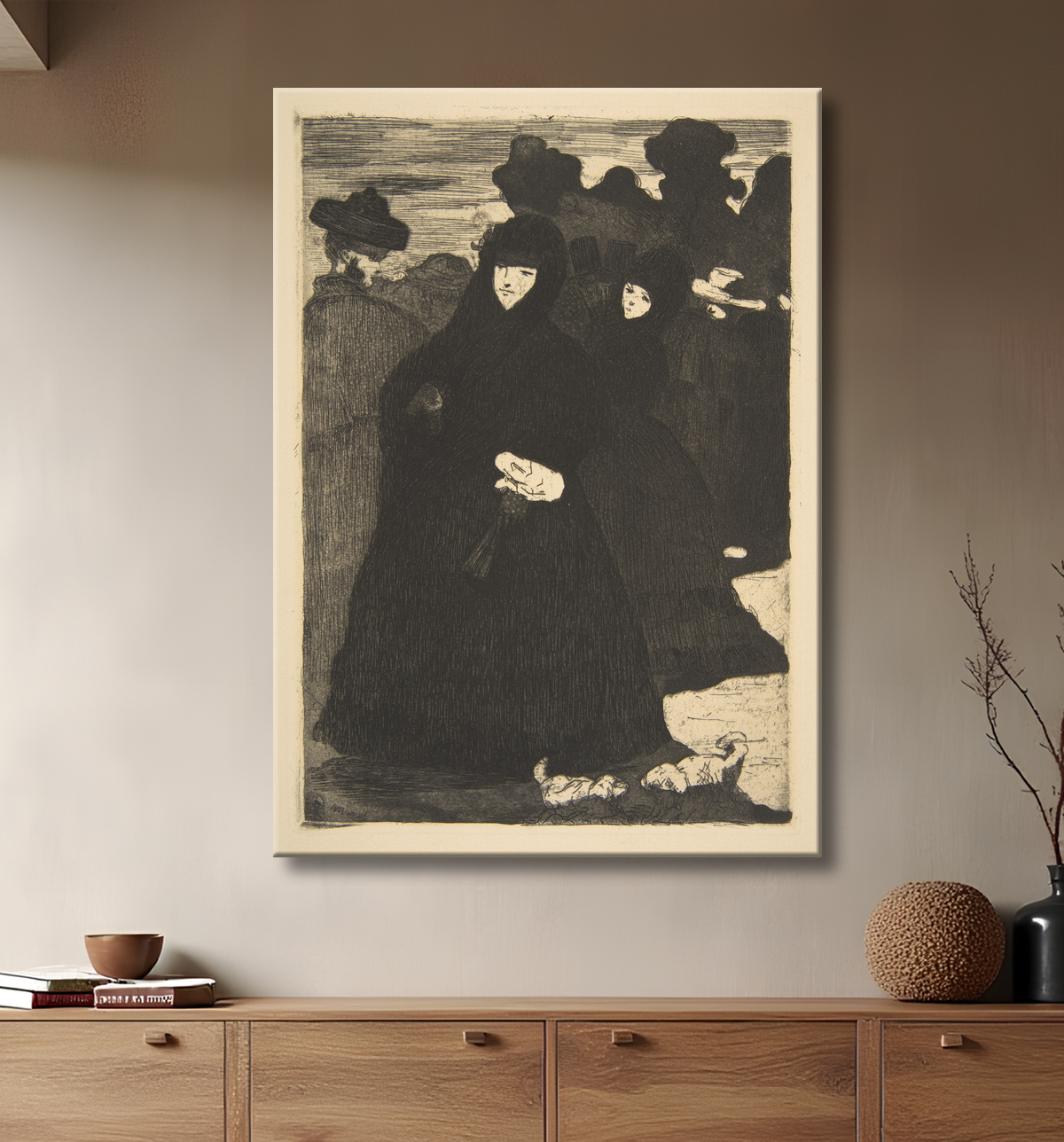 Reproduction Au Prado de Edouard Manet avec decor