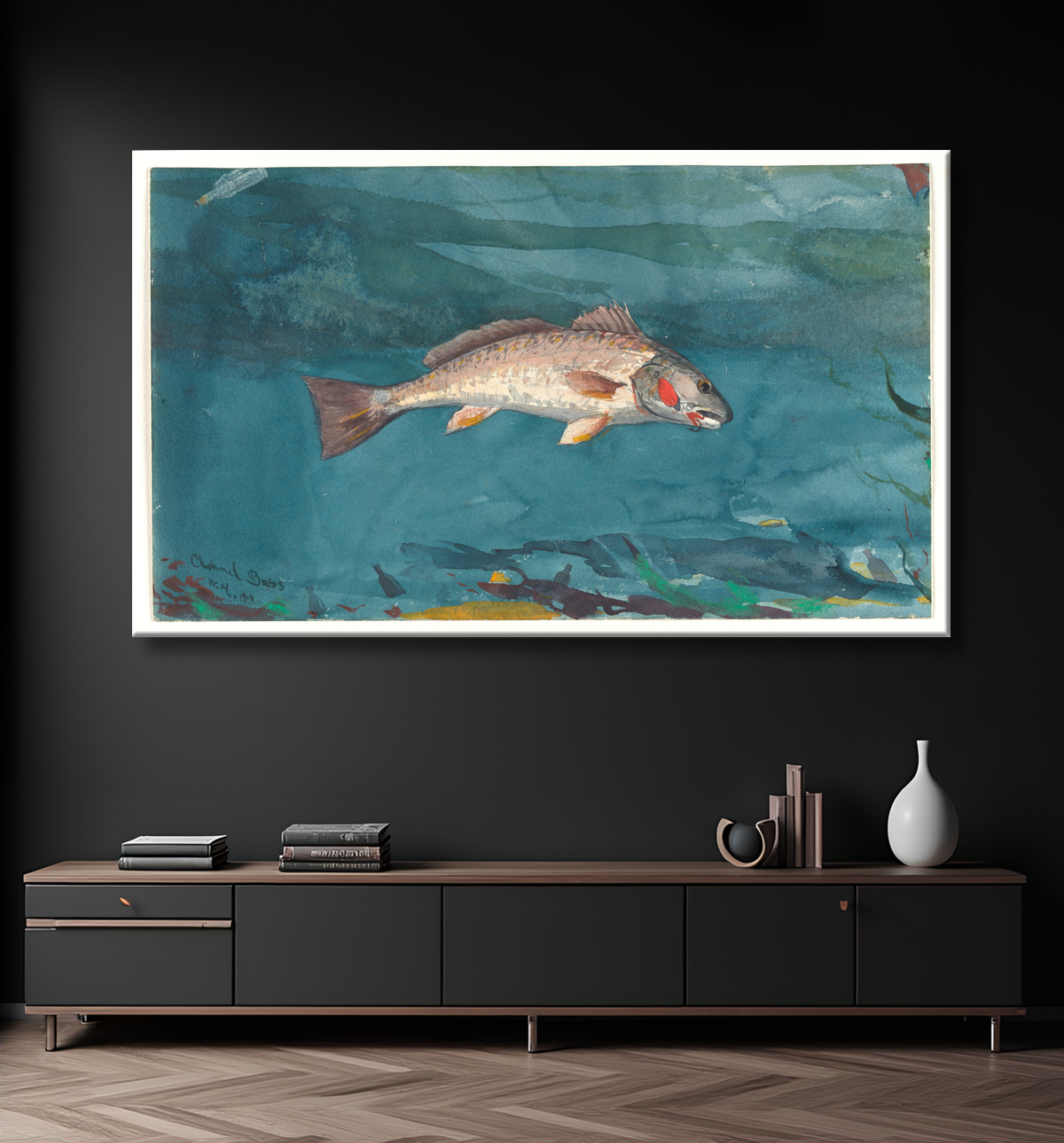 Reproduction Basse de canal de Winslow Homer avec decor