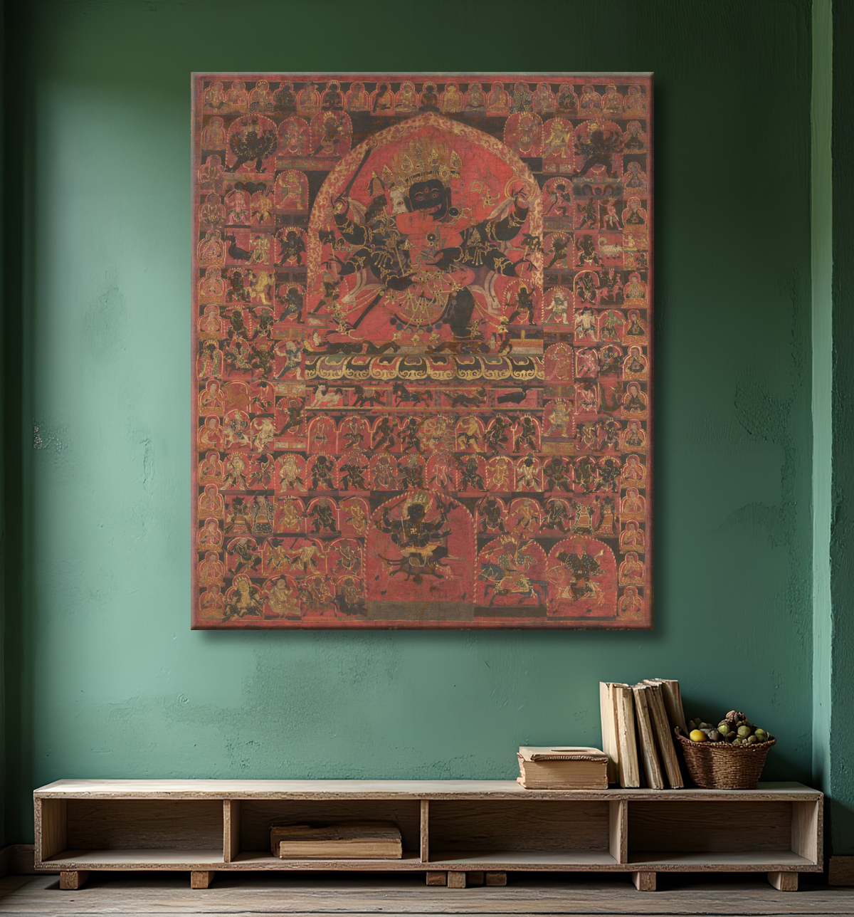 Reproduction Bon Divin Trowo Tsochog Khagying avec decor