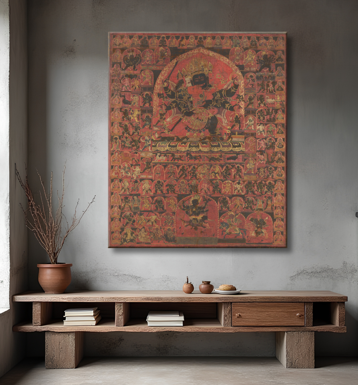 Reproduction Bon Divin Trowo Tsochog Khagying avec decor