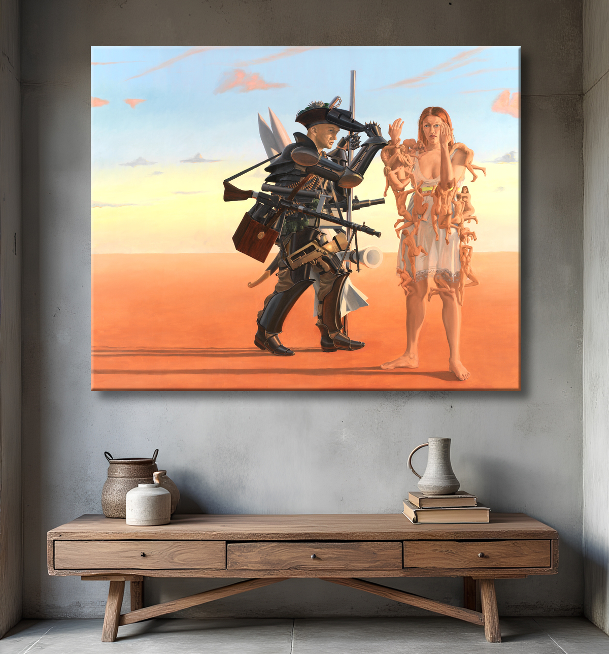 Reproduction Bonne soirée! de Hansen, Ib Monrad avec decor