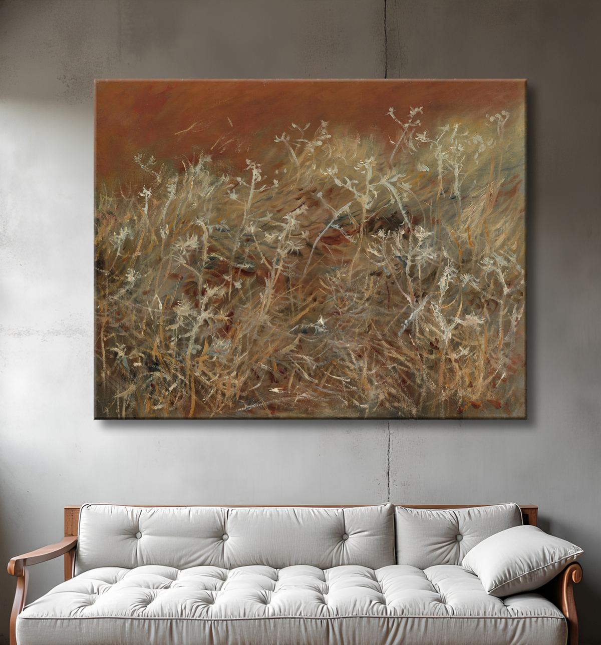 Reproduction Chardons de John Singer Sargent avec decor