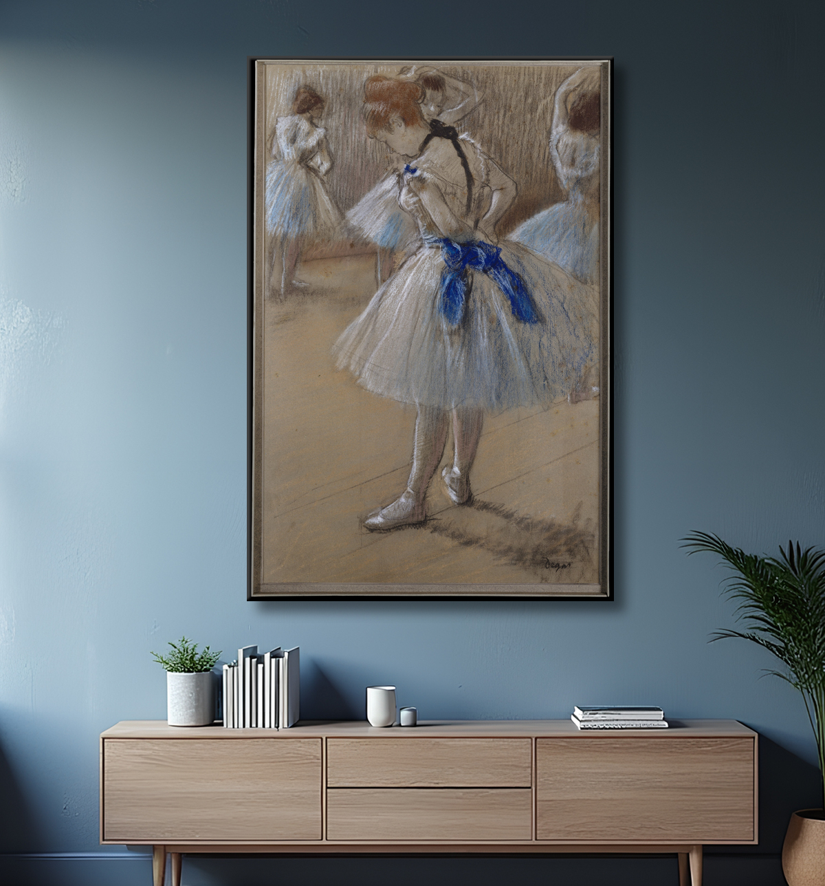 Reproduction Danseur de Edgar Degas avec decor
