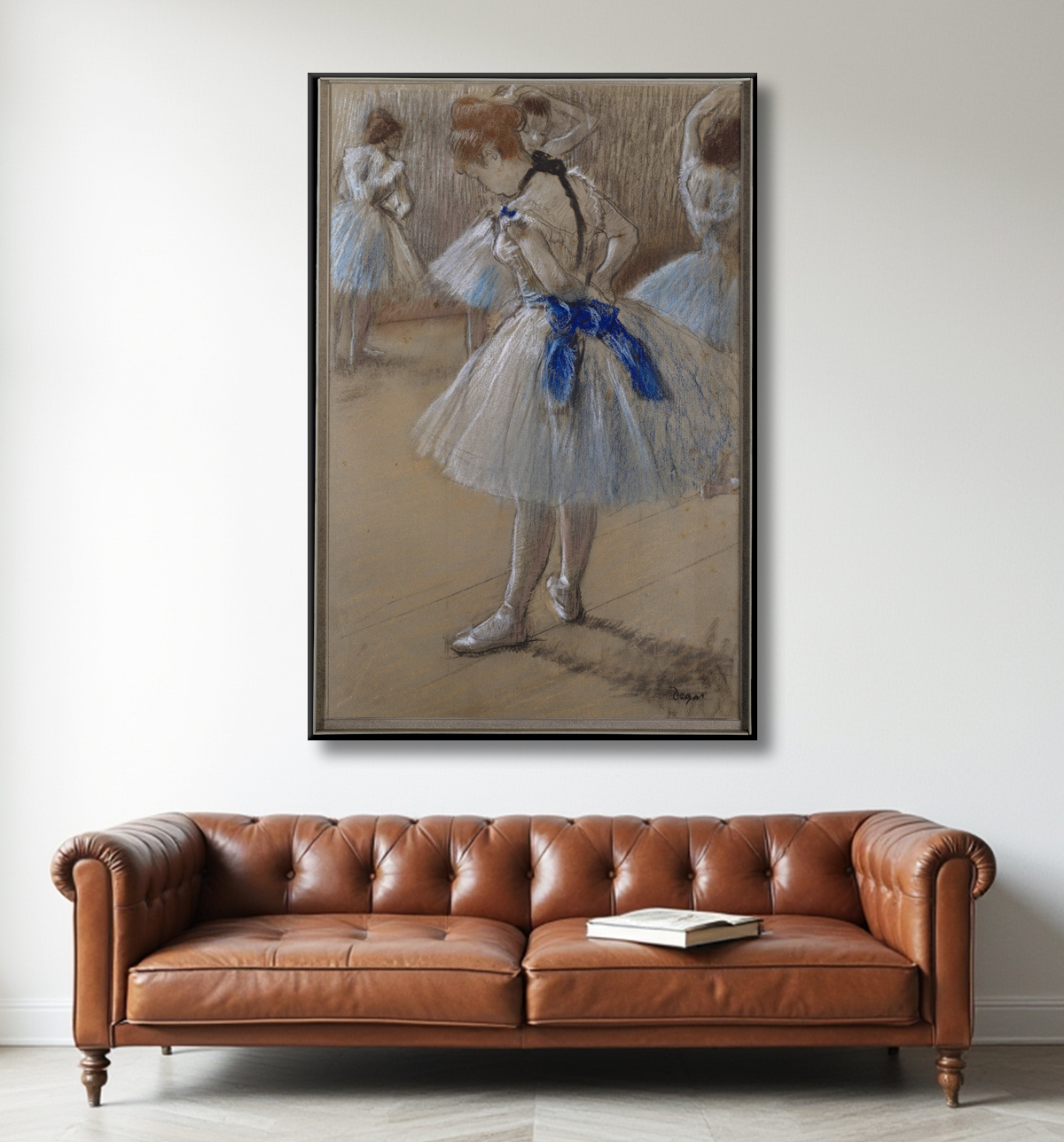 Reproduction Danseur de Edgar Degas avec decor