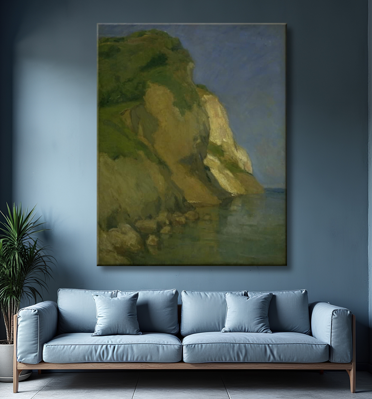 Reproduction De Møens Klint de Isakson, Karl avec decor