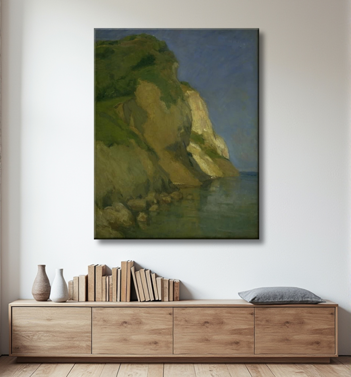 Reproduction De Møens Klint de Isakson, Karl avec decor