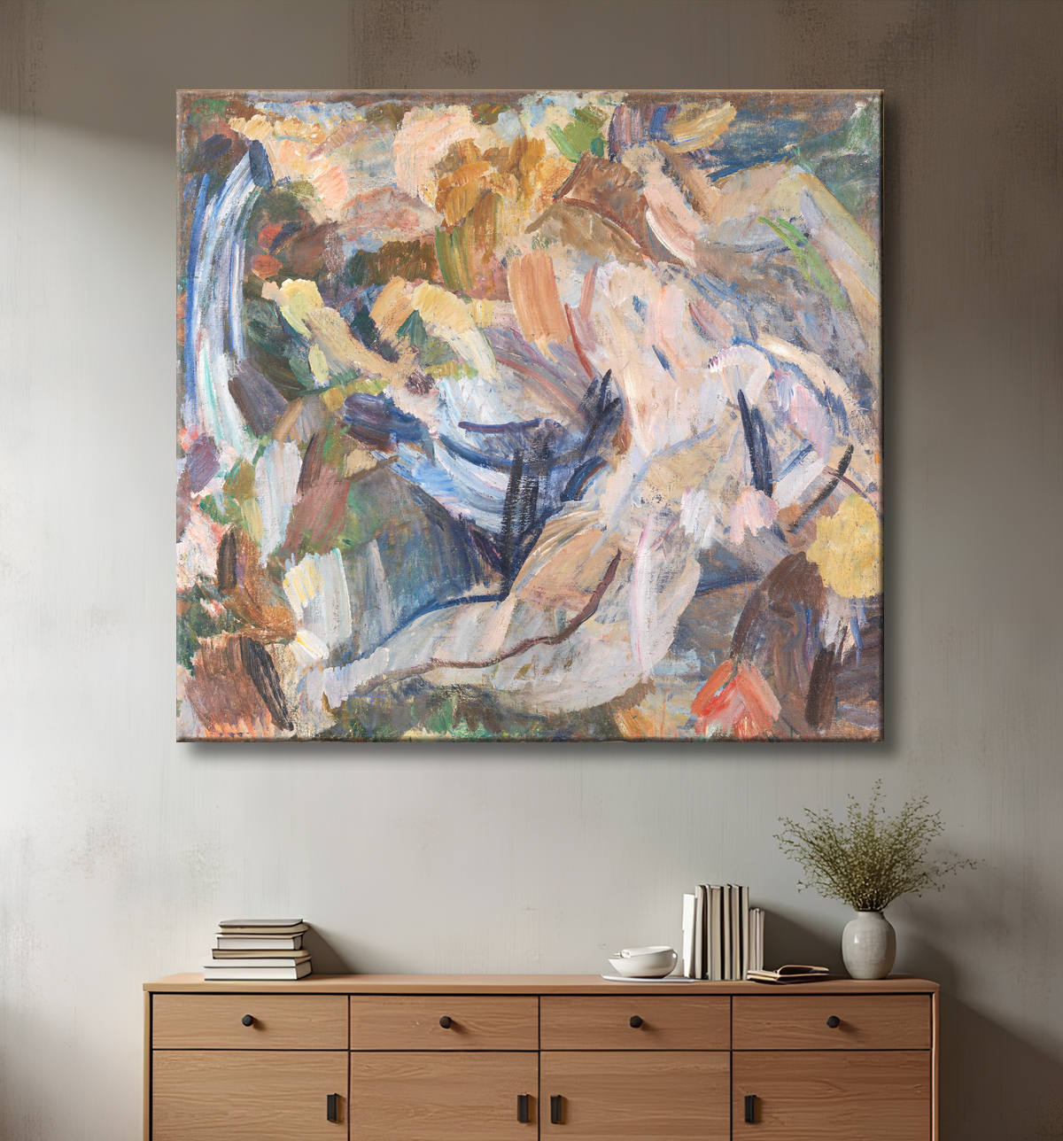 Reproduction Fantaisie Romantique de Weie, Edvard avec decor