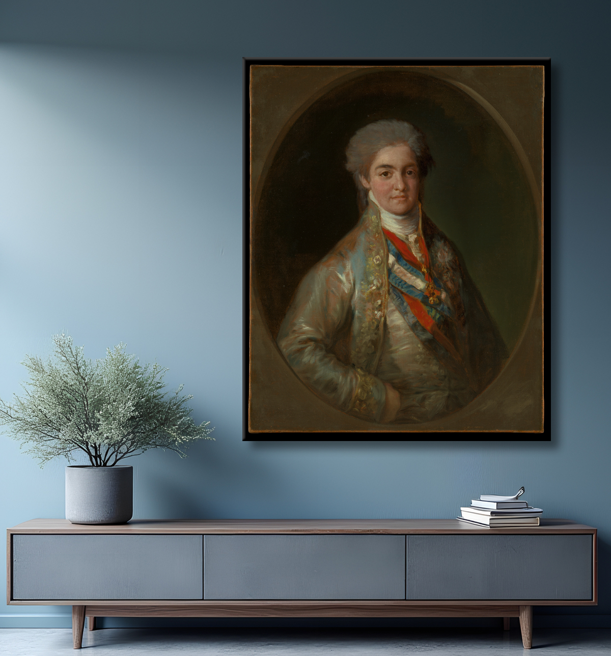 Reproduction Ferdinand VII (1784-1833), quand le prince des Asturies de Goya avec decor
