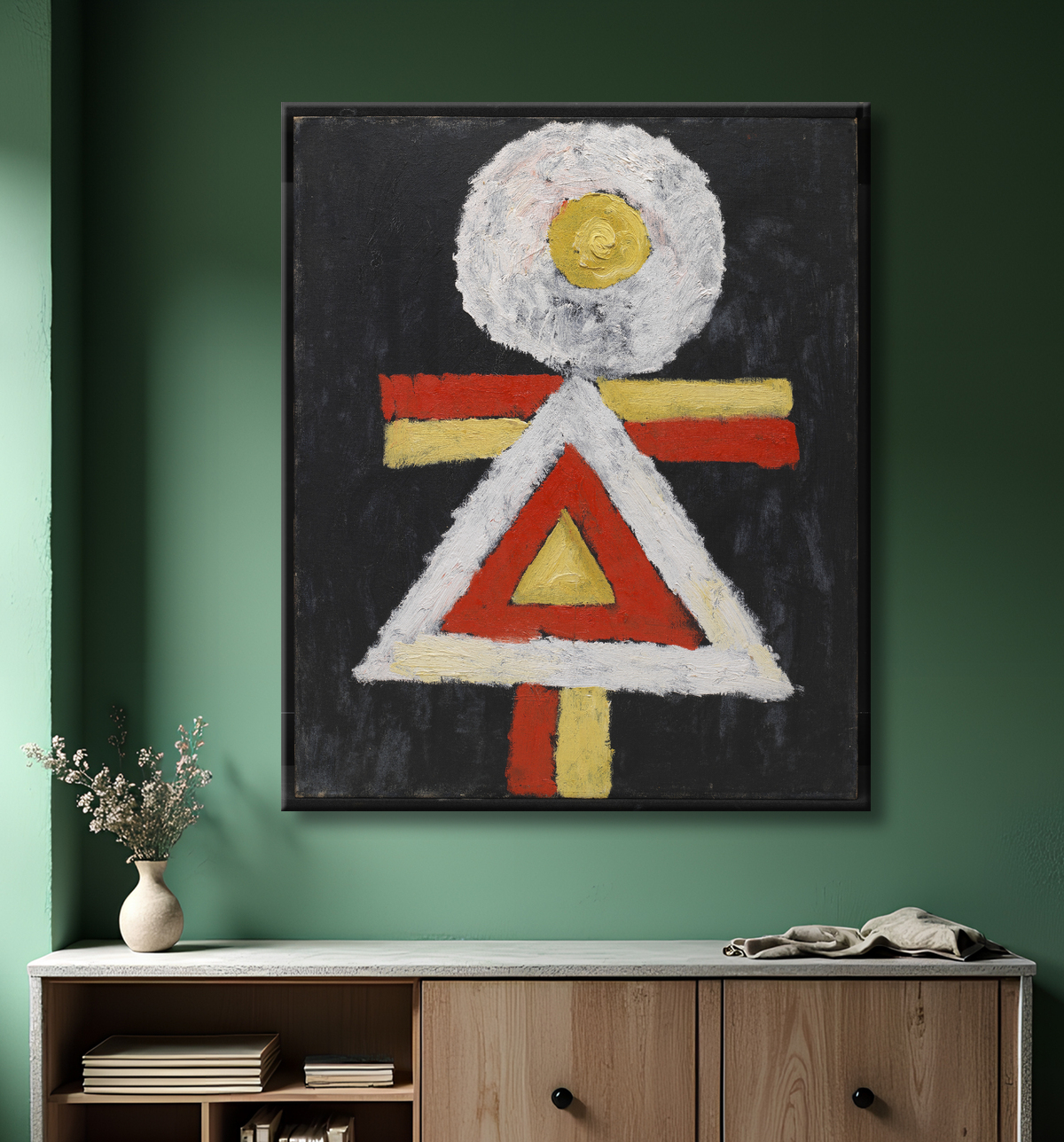 Reproduction Figure géométrique de Hartley, Marsden avec decor