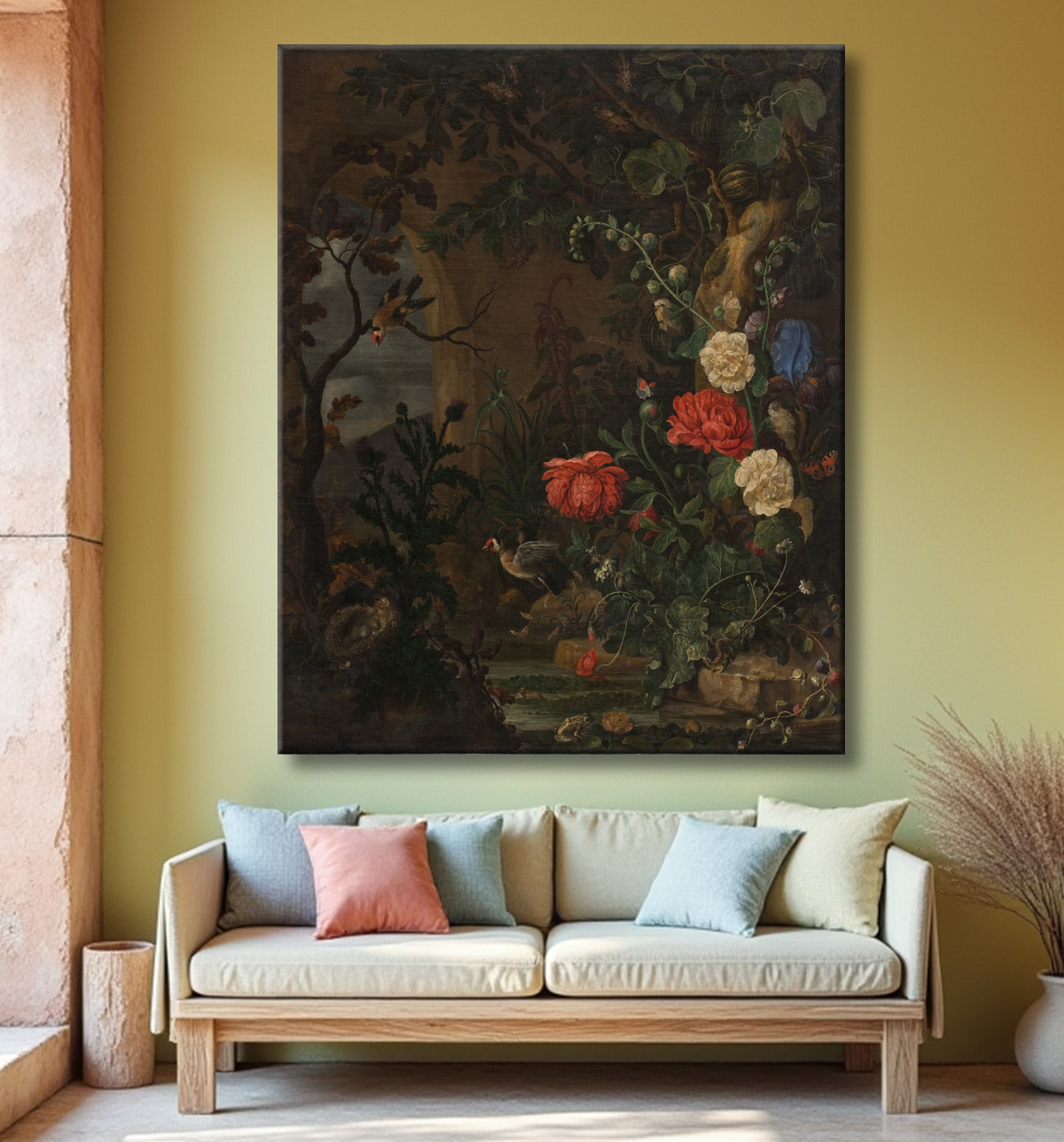 Impression fine art française de qualité sur toile ou poster encadré. Fleurs...