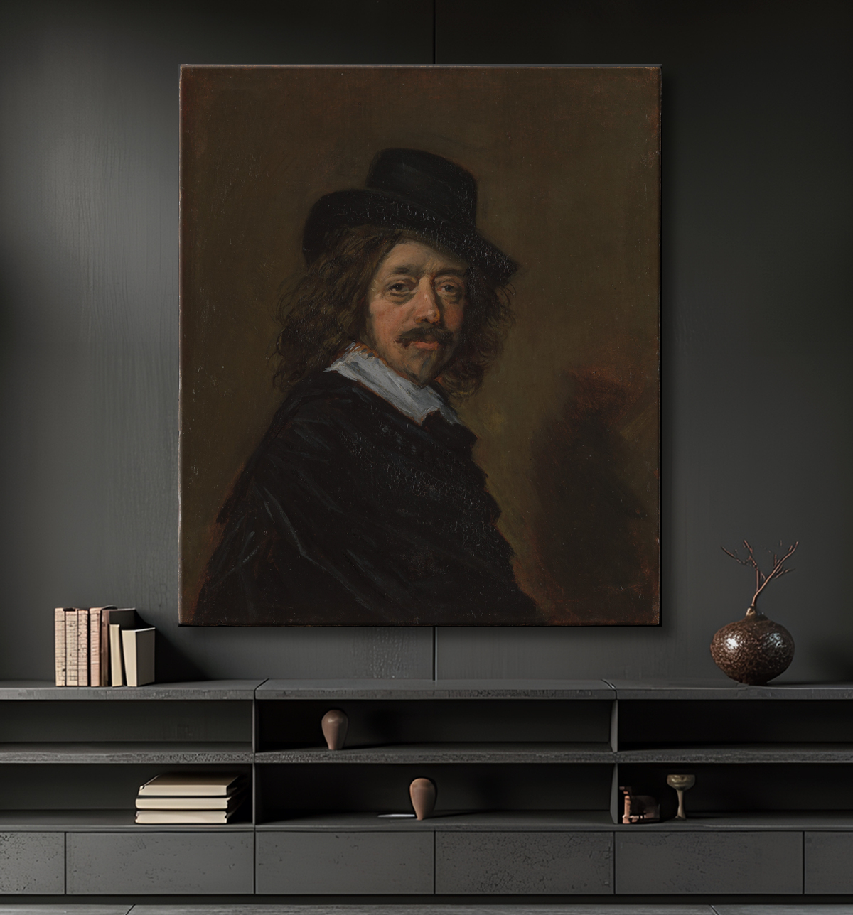 Reproduction Frans Hals (1582/83-1666) de Frans Hals avec decor