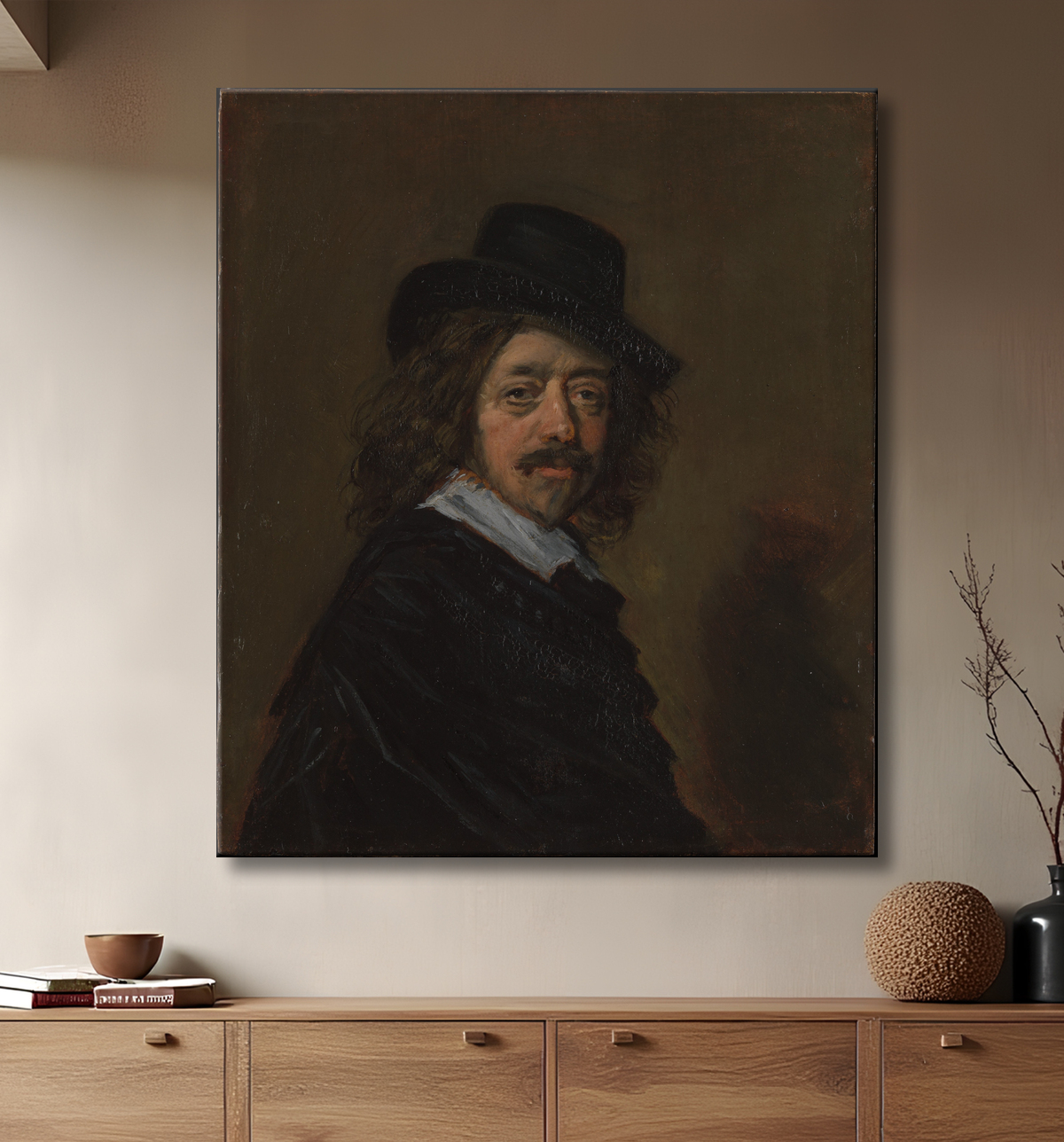 Reproduction Frans Hals (1582/83-1666) de Frans Hals avec decor