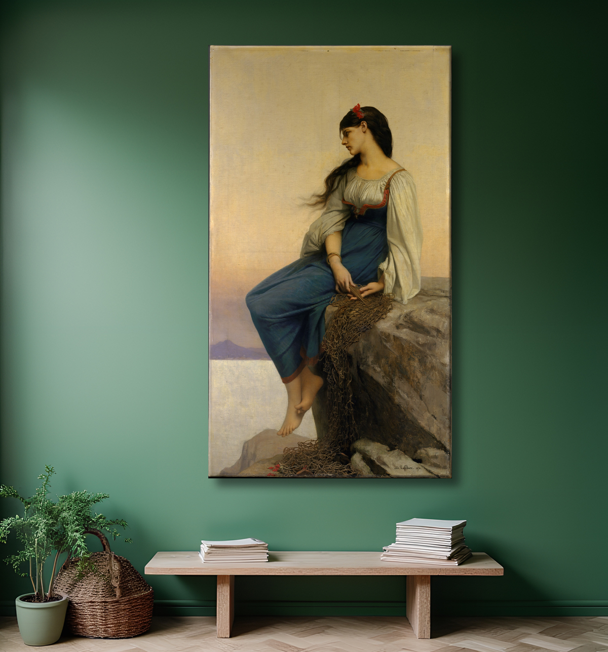 Reproduction Graziella de Jules-Joseph Lefebvre avec decor
