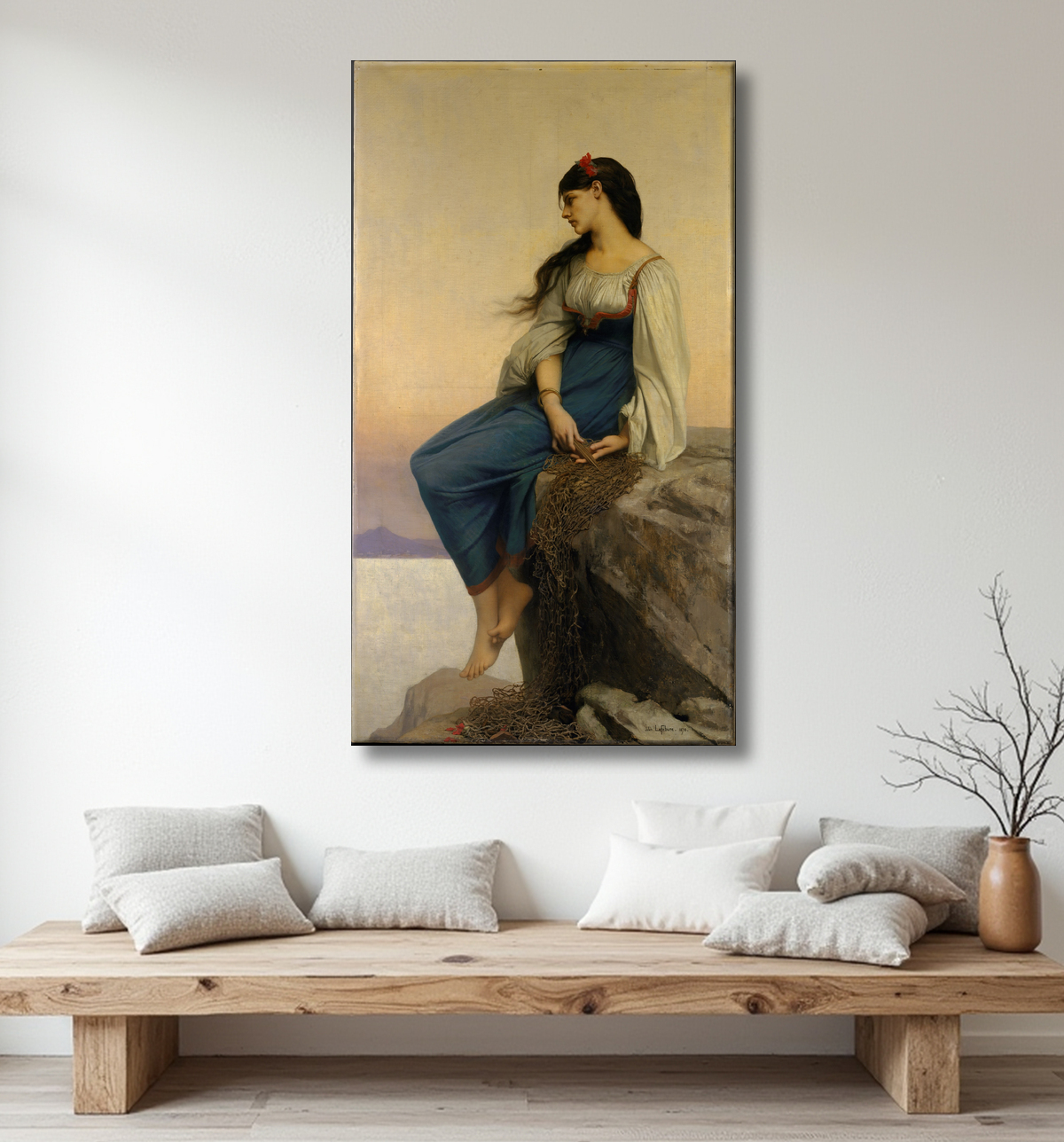 Reproduction Graziella de Jules-Joseph Lefebvre avec decor