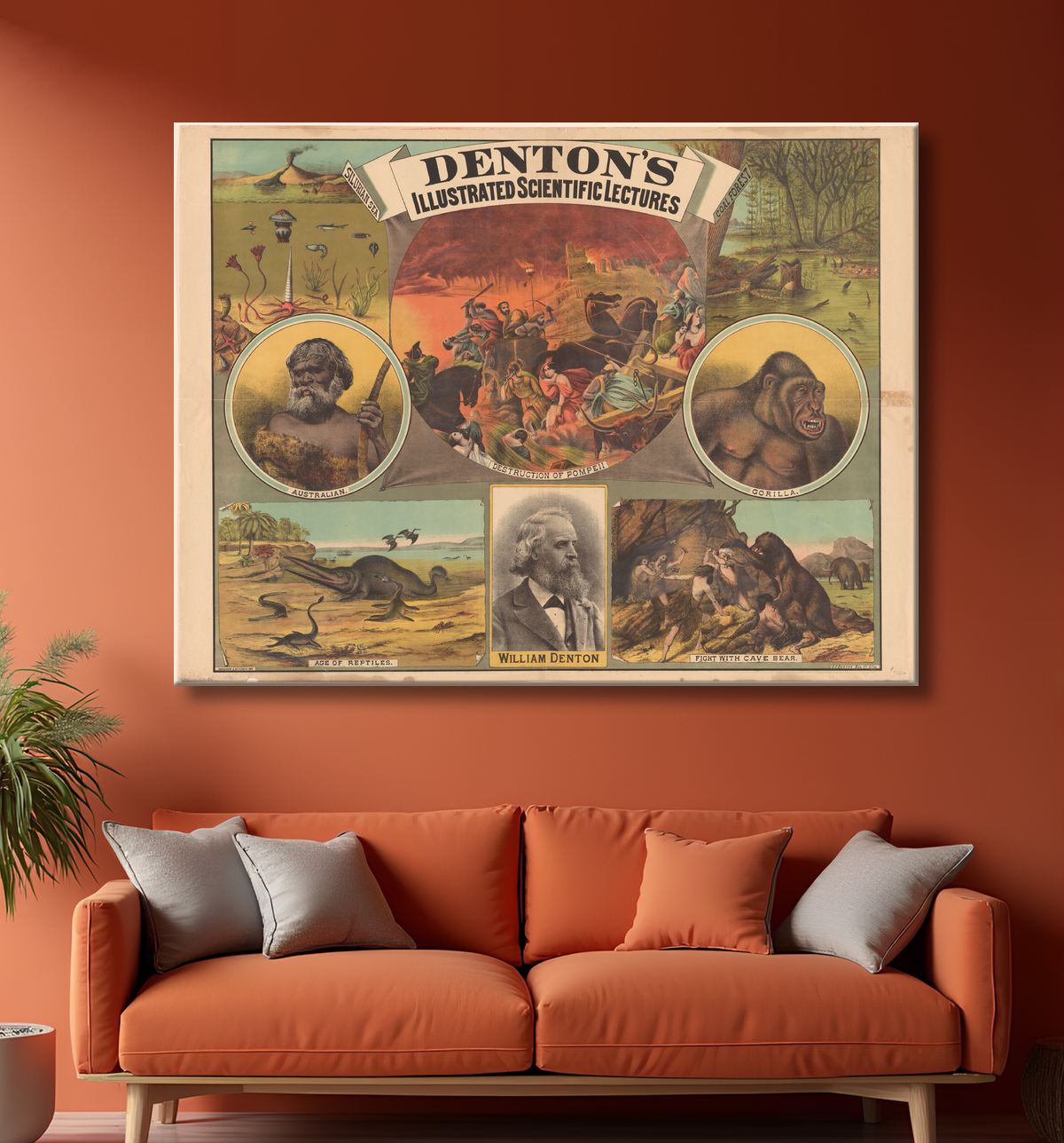 Reproduction Guillaume Denton de S. F. Denton avec decor