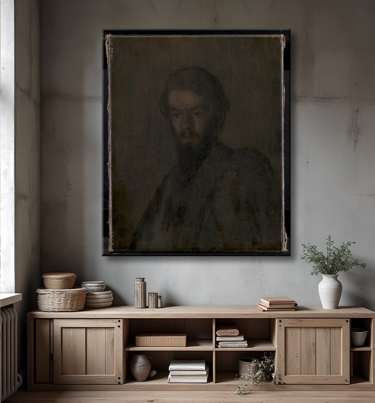 Reproduction Henri Madsen de Hammershøi, Vilhelm avec decor