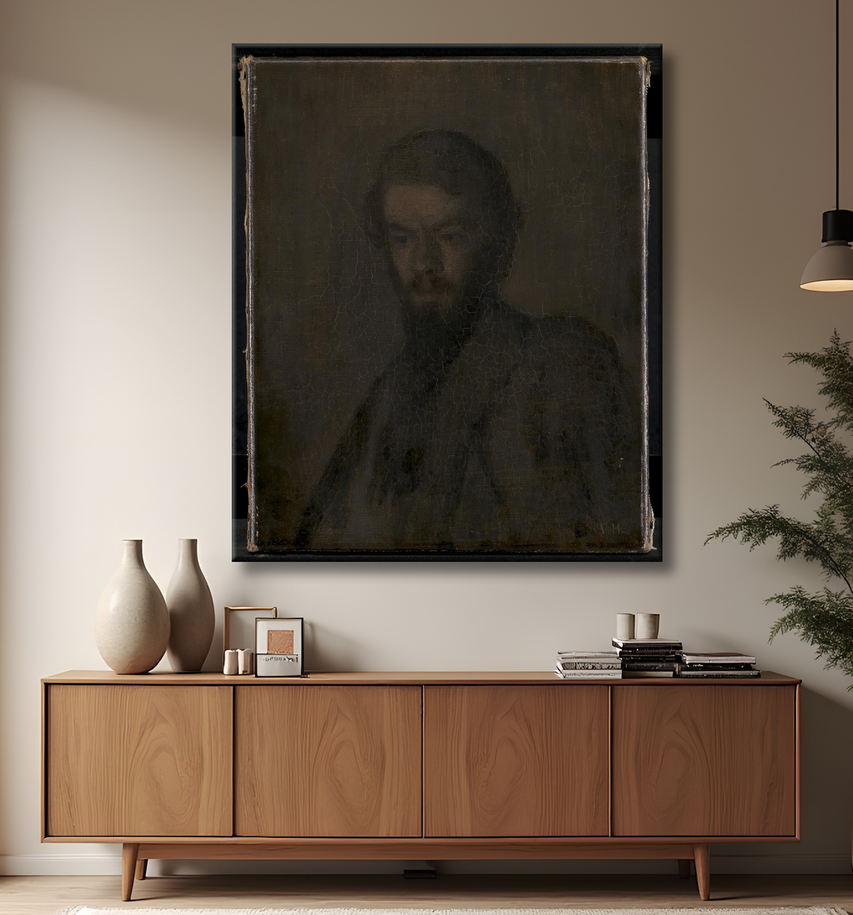 Reproduction Henri Madsen de Hammershøi, Vilhelm avec decor