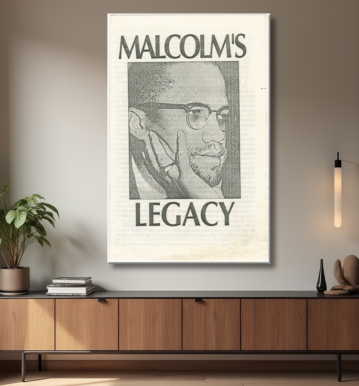 Reproduction L'héritage de Malcolm de Young Communist League, American, founded 1920 avec decor