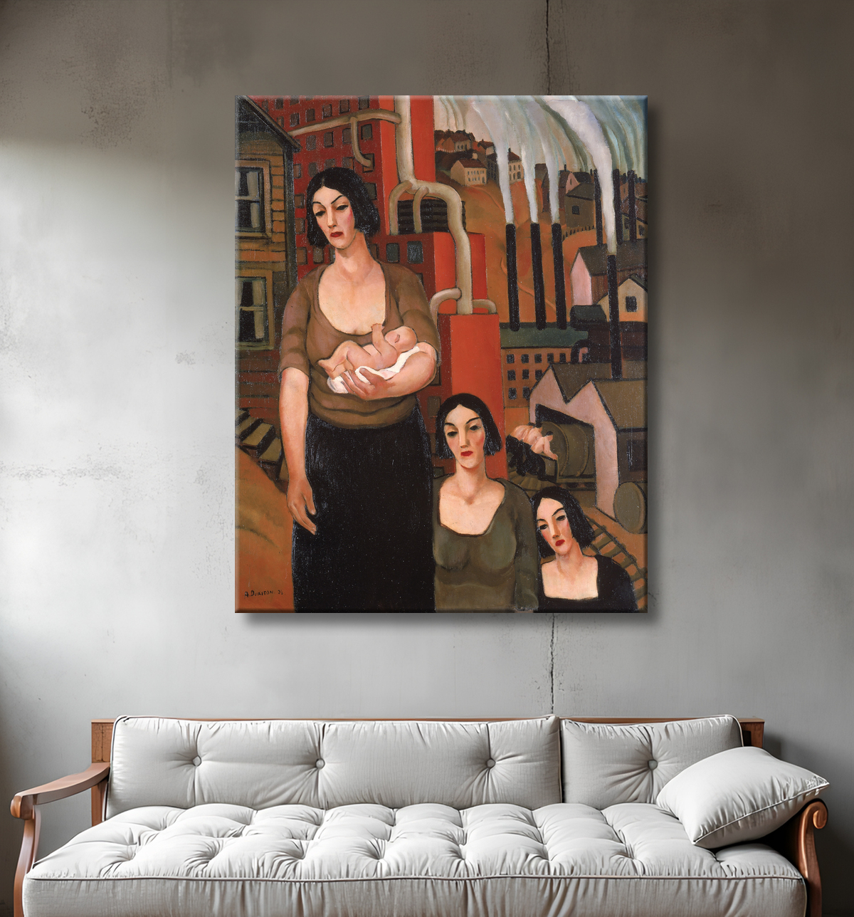 Reproduction Industrie de Arthur Durston, born Farnsborough, England 1889-died Los Angeles, CA 1938 avec decor