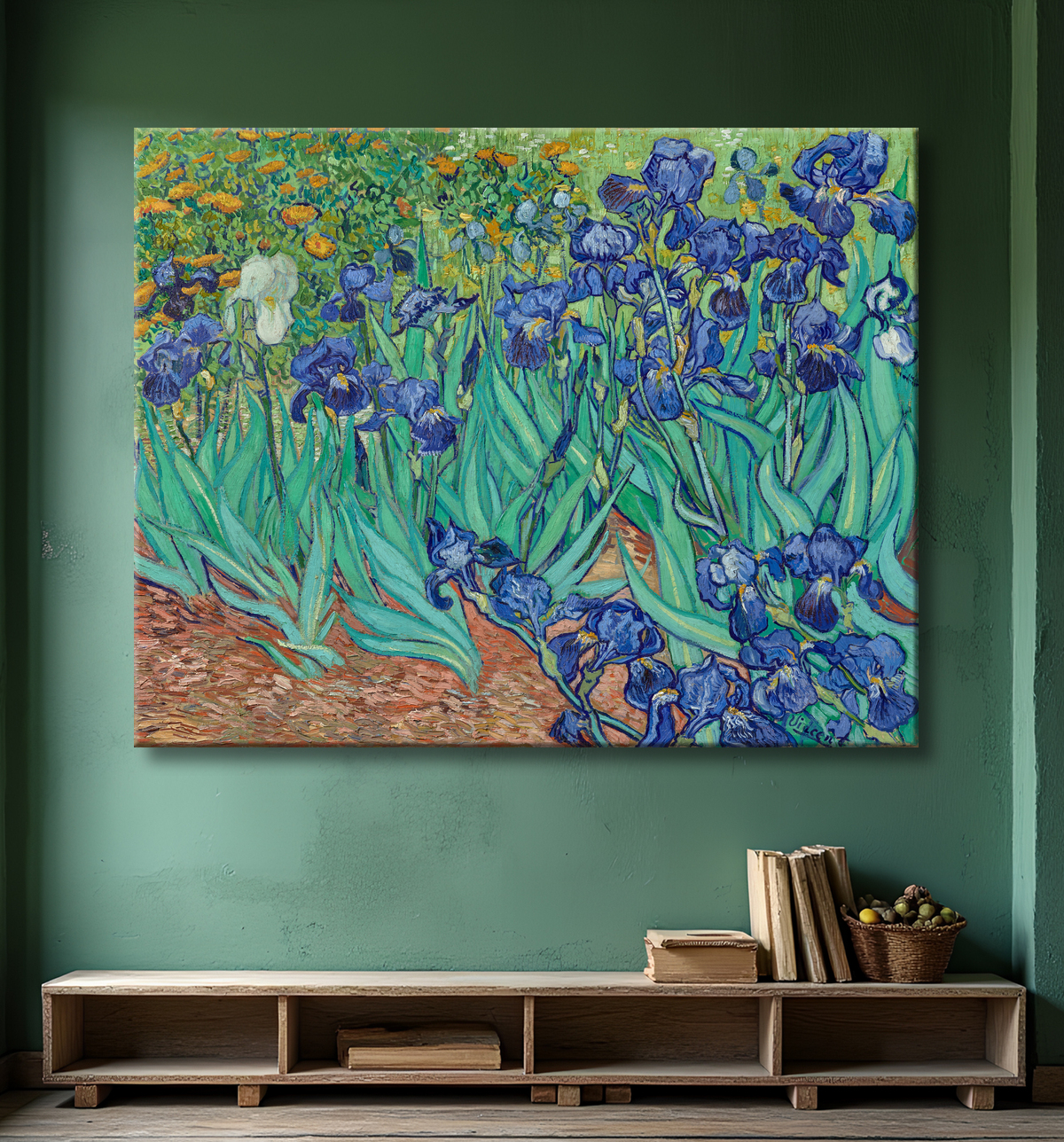 Reproduction du tableau  avec decor