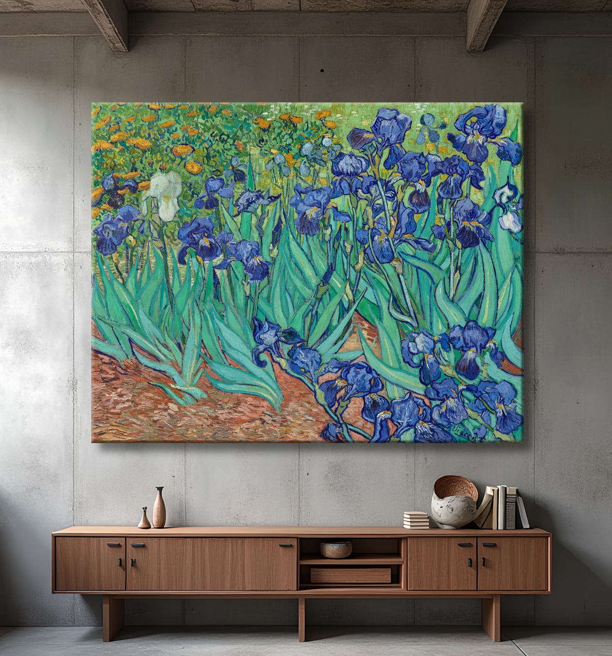 Reproduction du tableau  avec decor