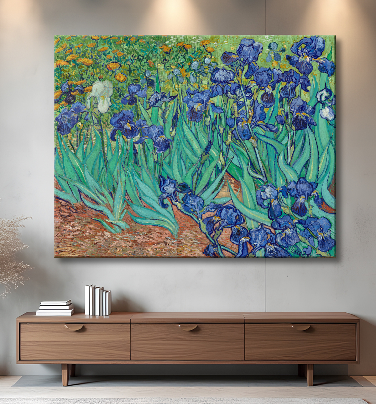 Reproduction du tableau  avec decor