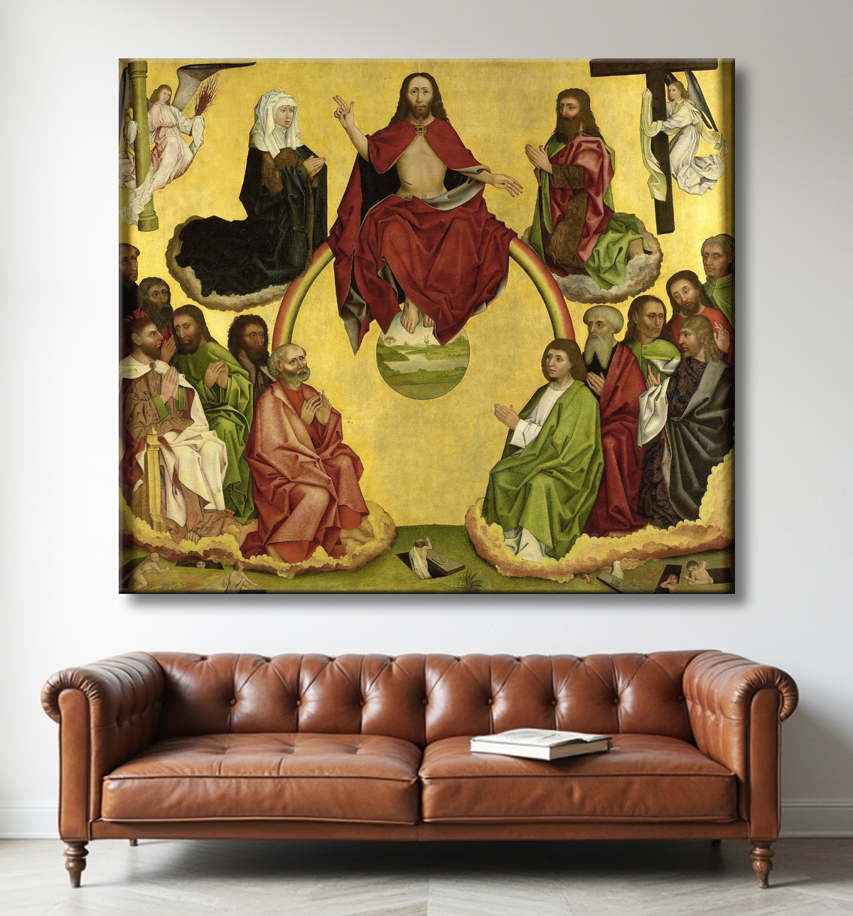 Reproduction Jugement dernier de anonymous avec decor