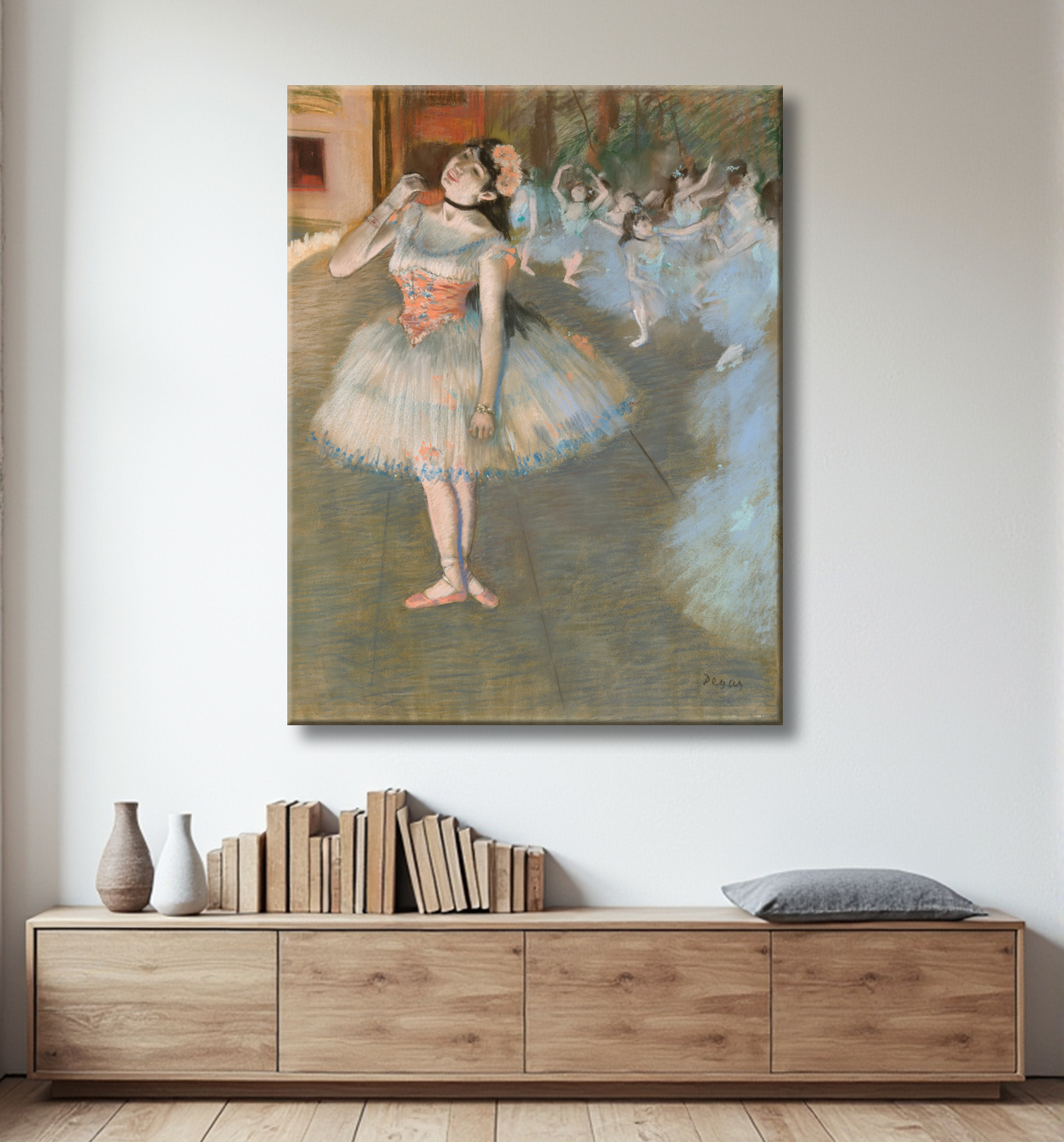 Reproduction L'étoile de Hilaire Germain Edgar Degas avec decor