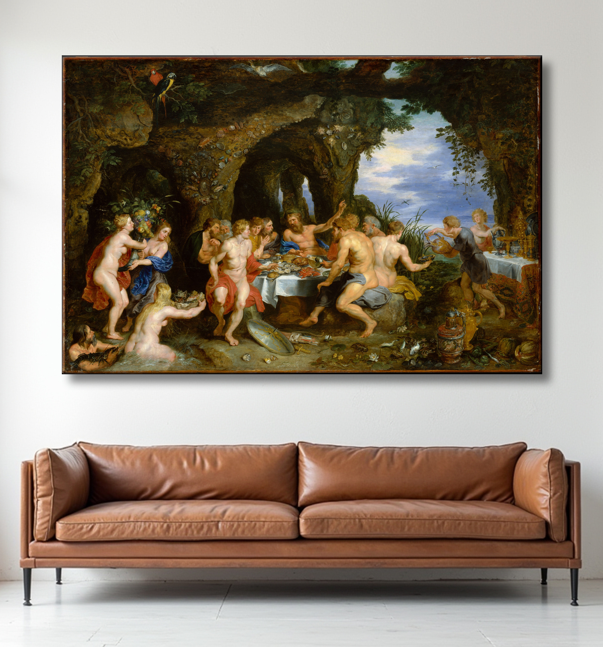Reproduction La fête d'Acheloüs de Peter Paul Rubens avec decor