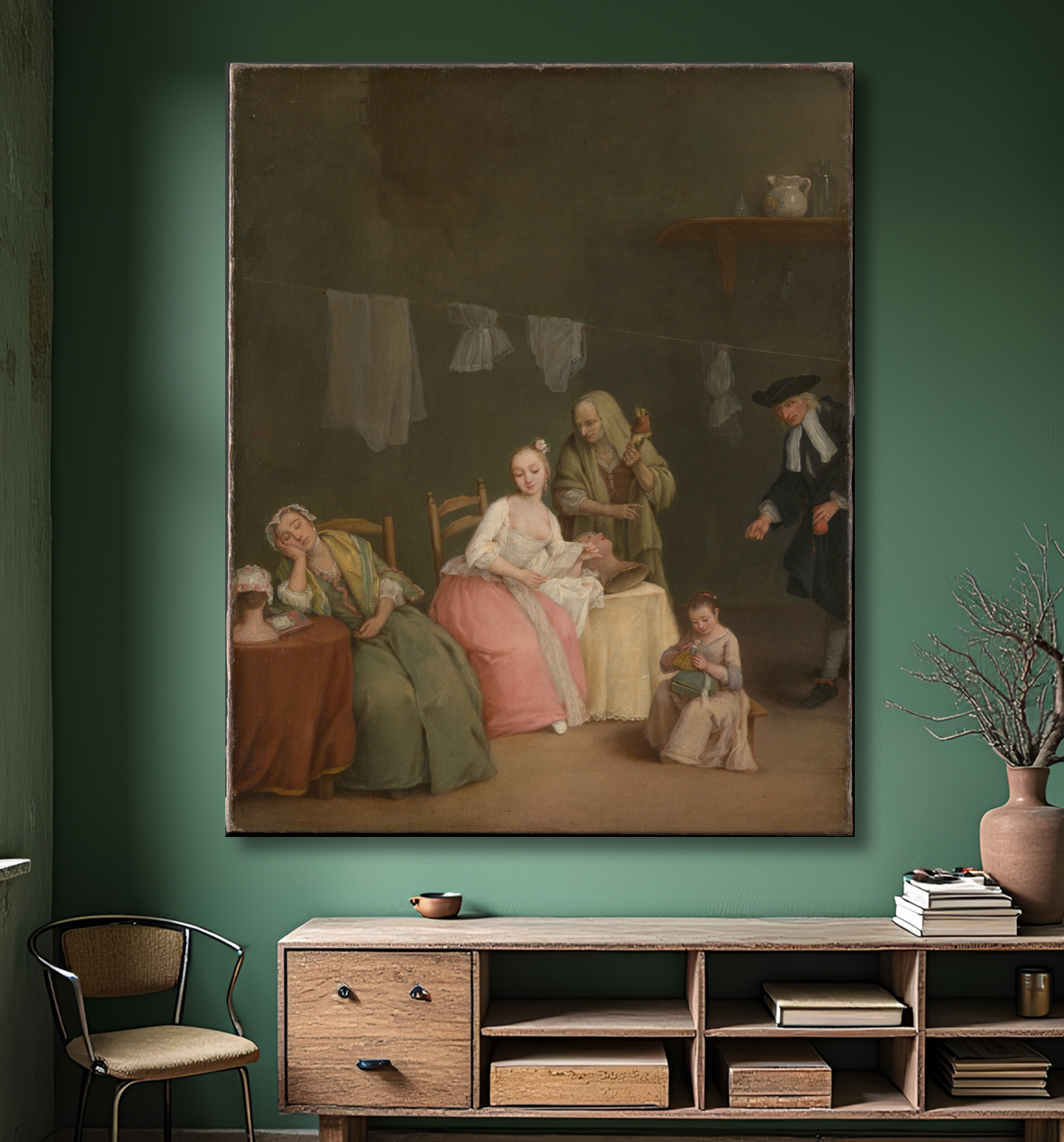 Impression haut de gamme sur toile fine art fabriquée en France ou poster encadré. La lettre...