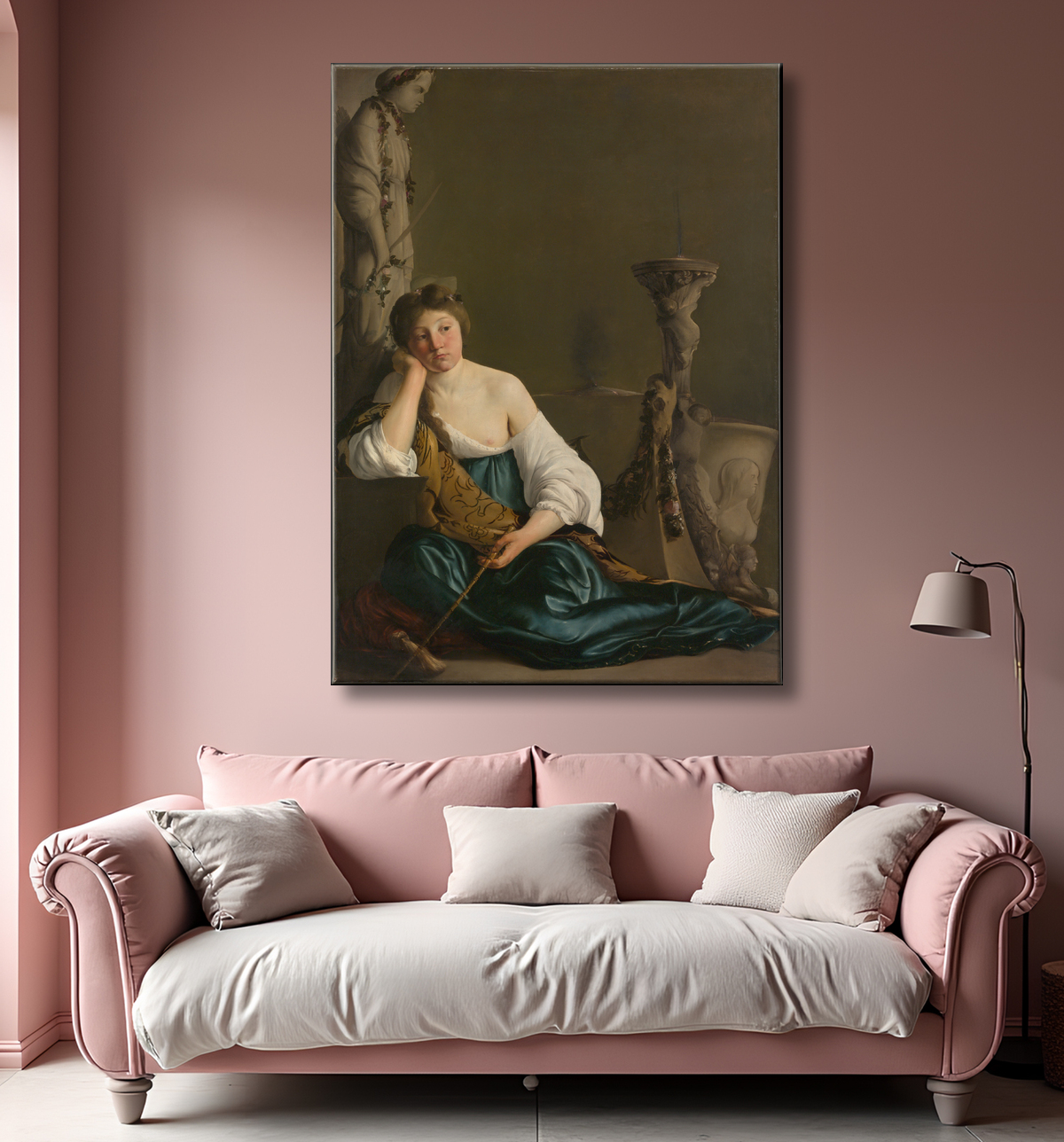 Affiche encadrée de qualité ou toile fine art made in France. La Médée désabusée...