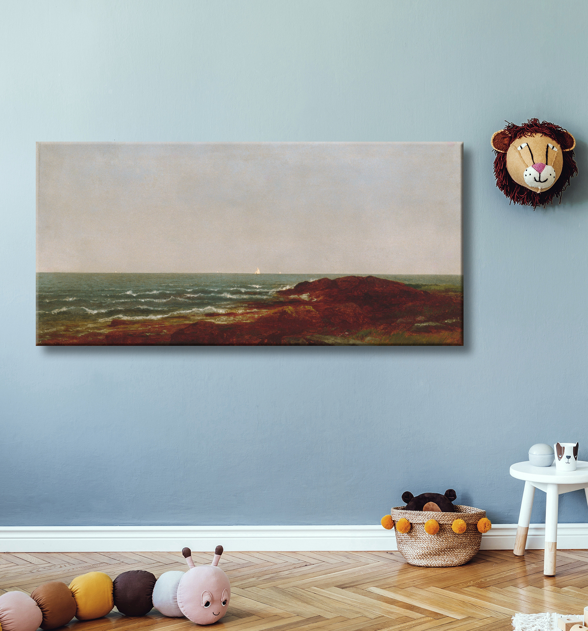 Reproduction La mer de John Frederick Kensett avec decor