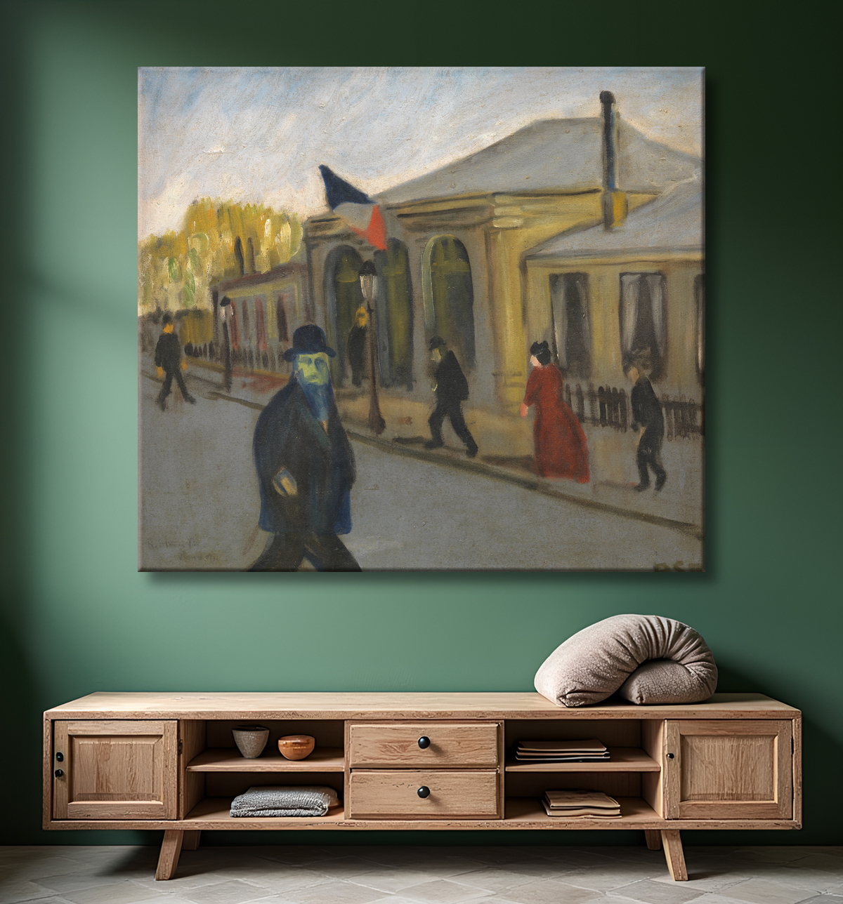 Reproduction La Morgue de Storm Petersen, Robert avec decor