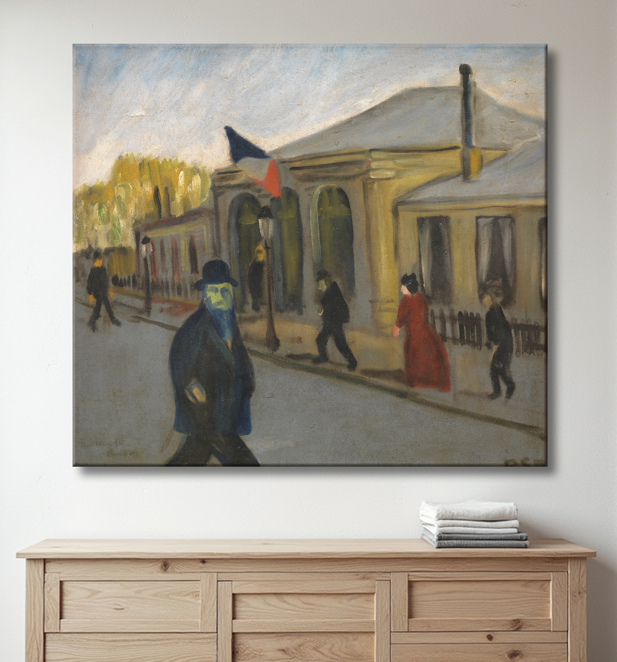 Tirage fine art sur toile premium made in France ou affiche encadrée. La Morgue...