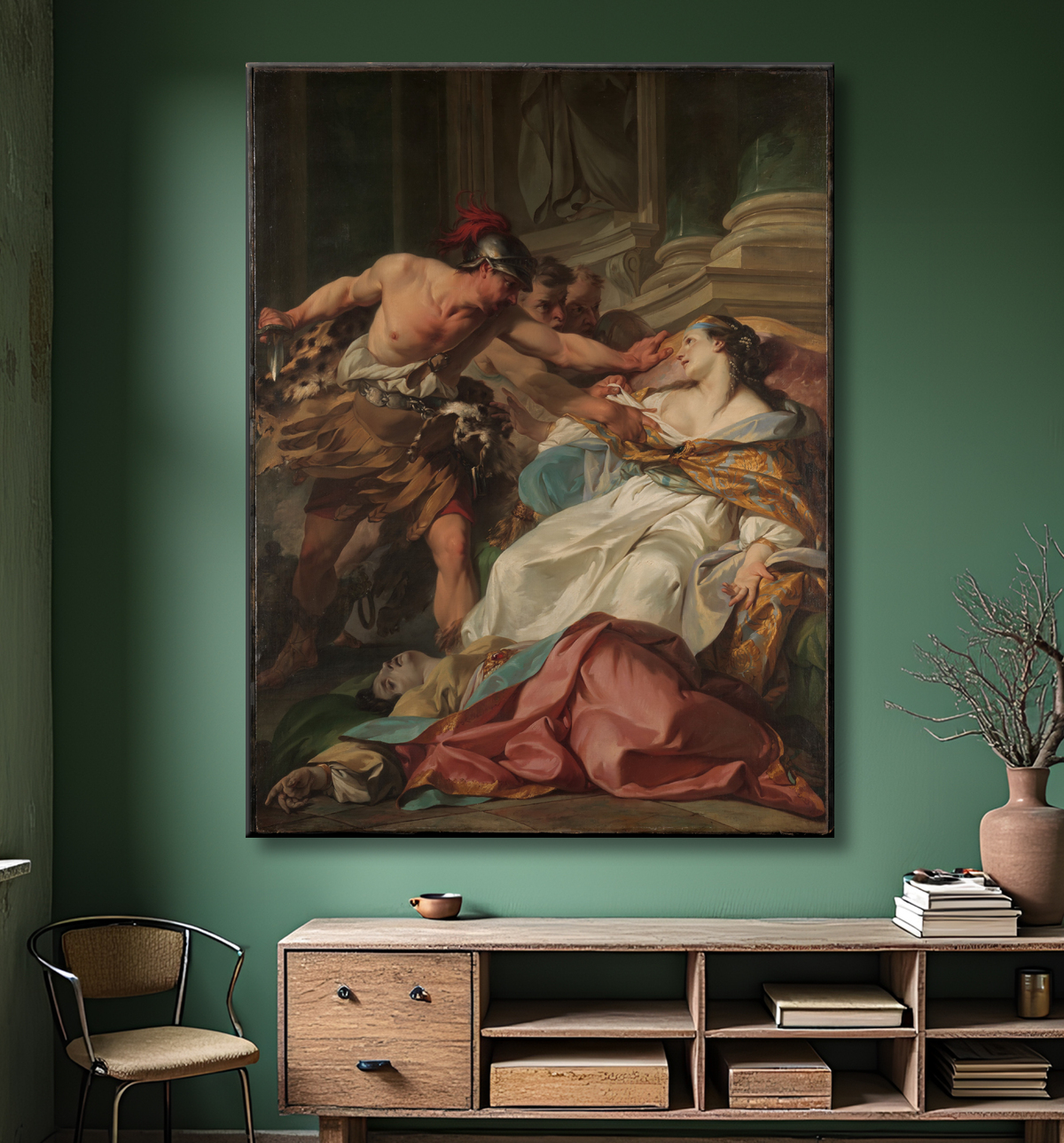 Tirage sur toile ou affiche encadrée fabrication française. La mort d'Harmonie...