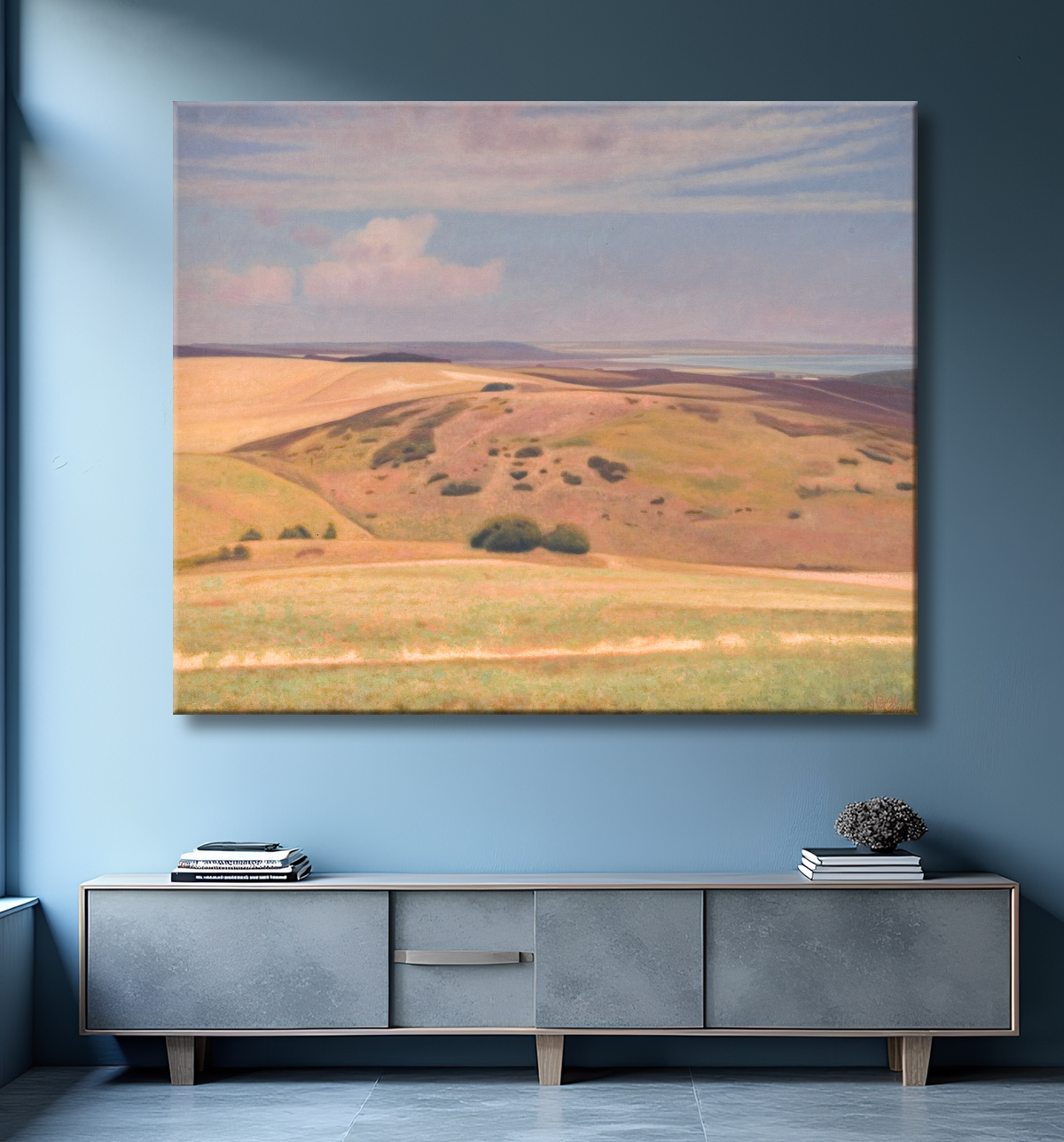 Reproduction Larges vues. Mols de Godtfredsen, Charles avec decor