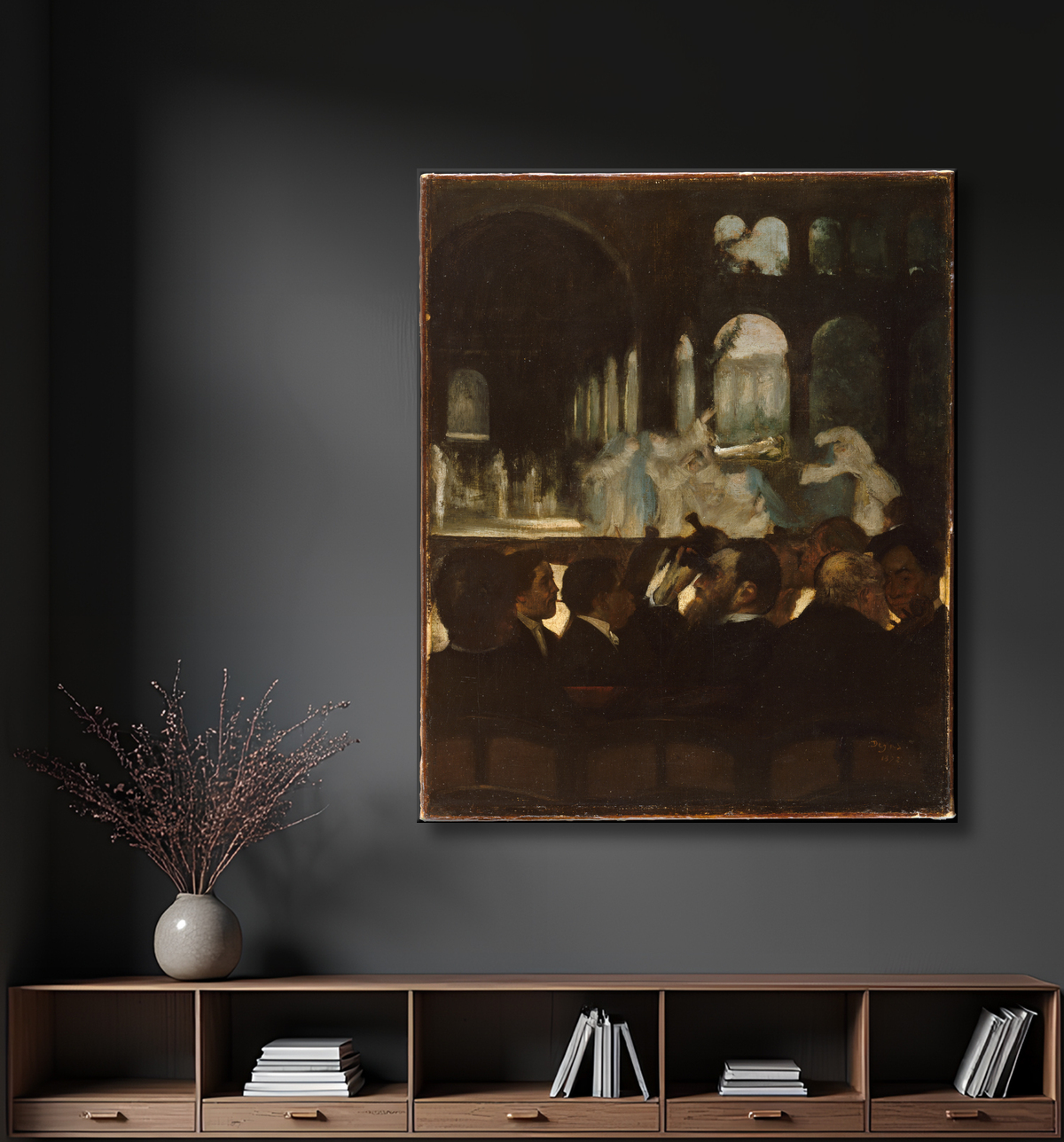 Reproduction Le Ballet de "Robert le Diable" de Edgar Degas avec decor