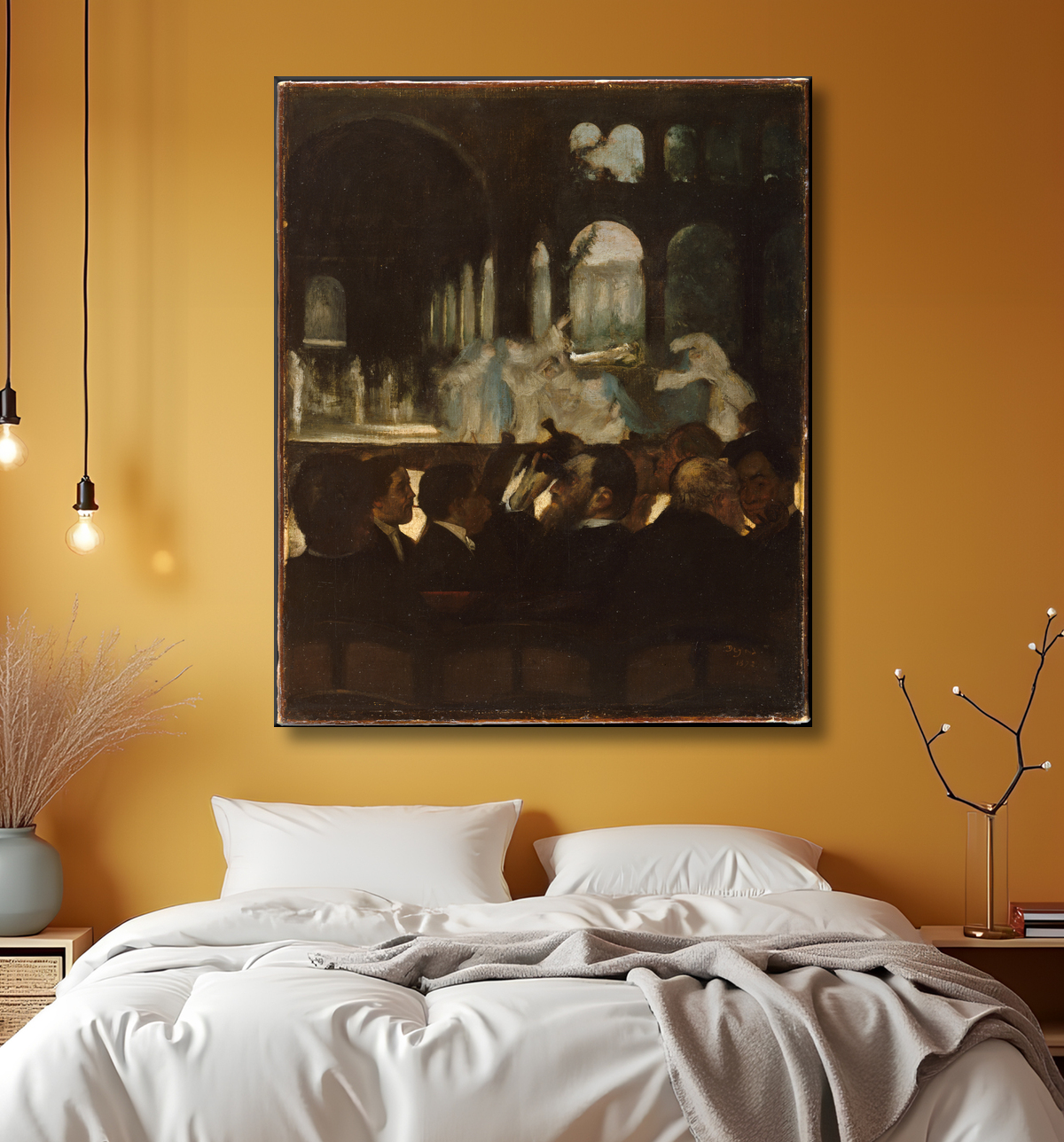 Reproduction Le Ballet de "Robert le Diable" de Edgar Degas avec decor