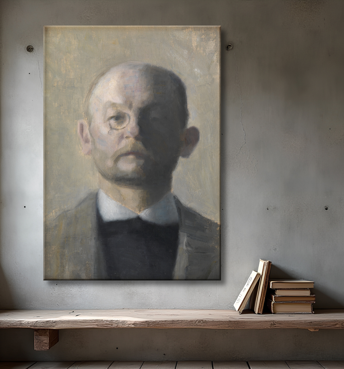 Reproduction Le peintre Kristian Zahrtmann de Hammershøi, Vilhelm avec decor