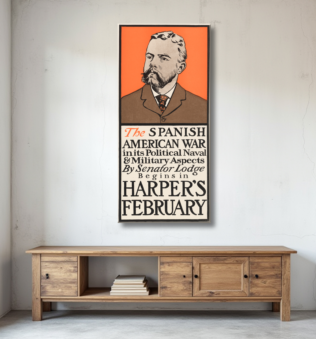 Reproduction Loge Henri Cabot de Edward Penfield, 2 Jun 1866 - 8 Feb 1925 avec decor