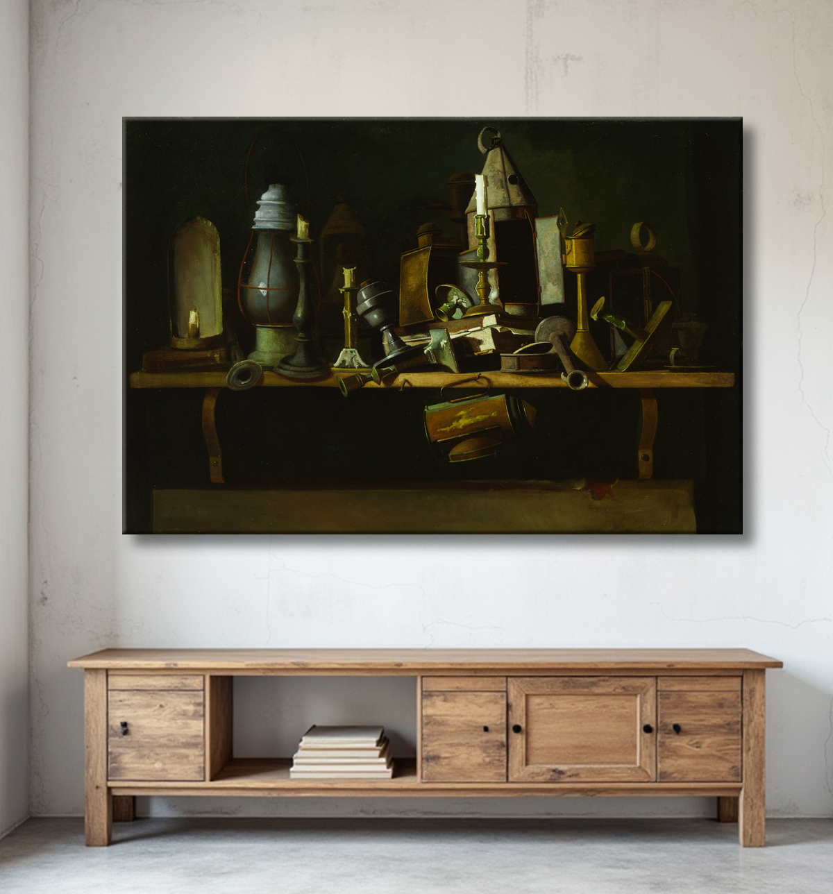 Reproduction Lumières d'autres jours de John Frederick Peto avec decor
