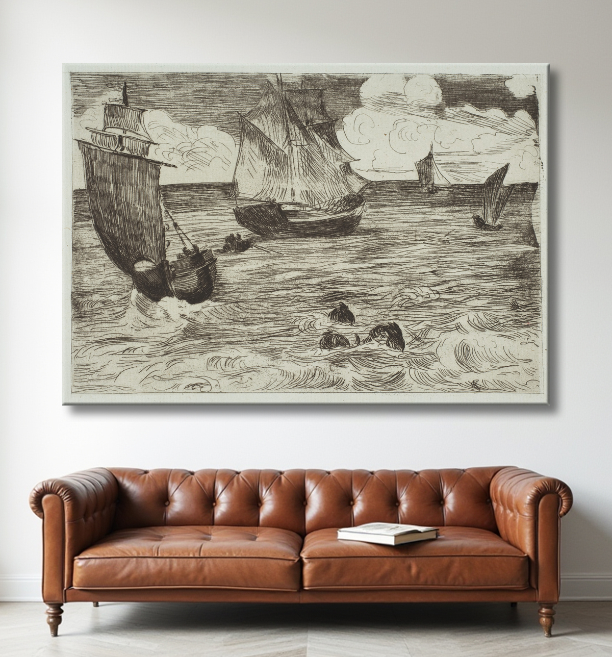 Reproduction Marin de Edouard Manet avec decor